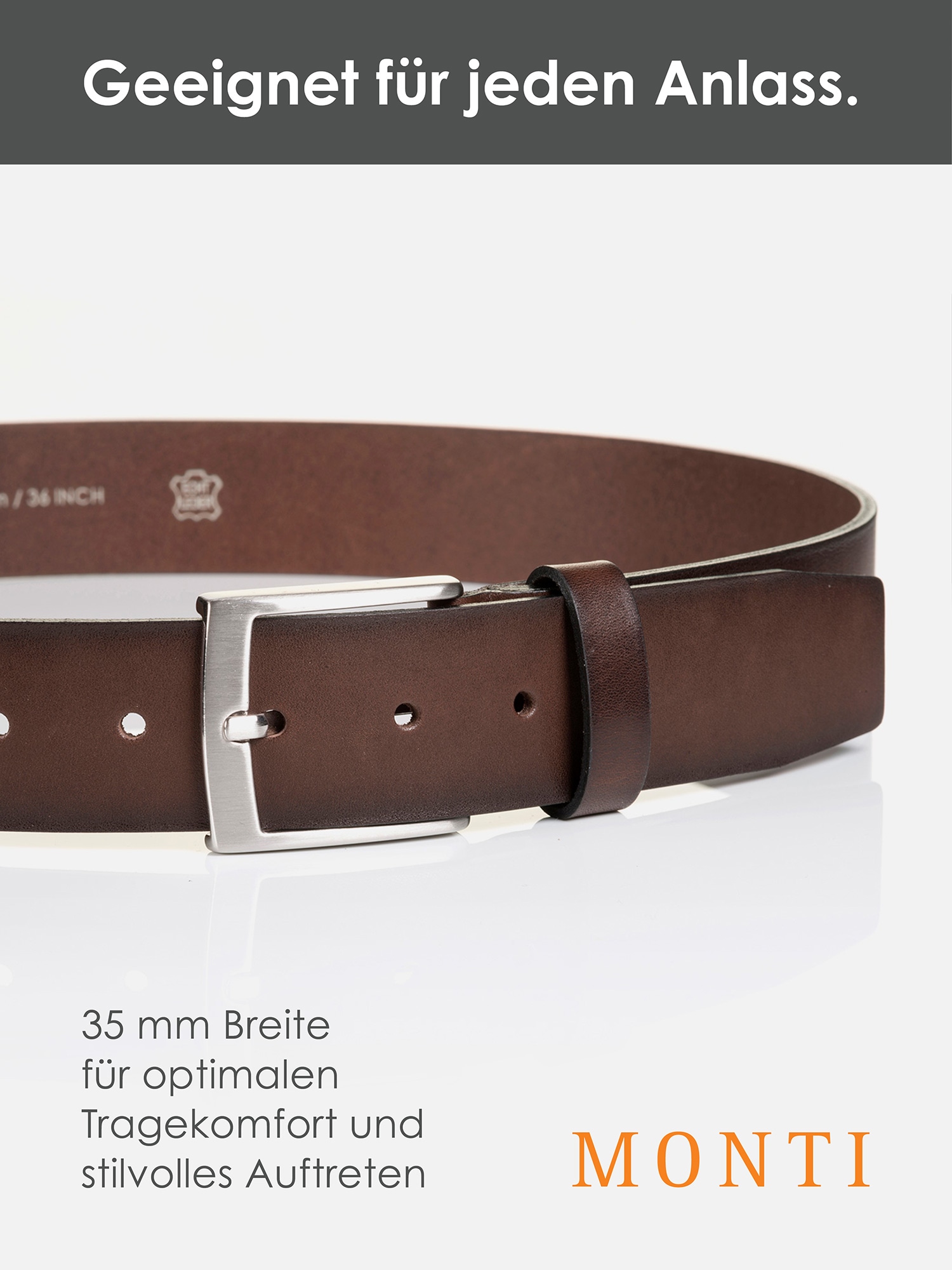 MONTI Ledergürtel »TUSTON«
