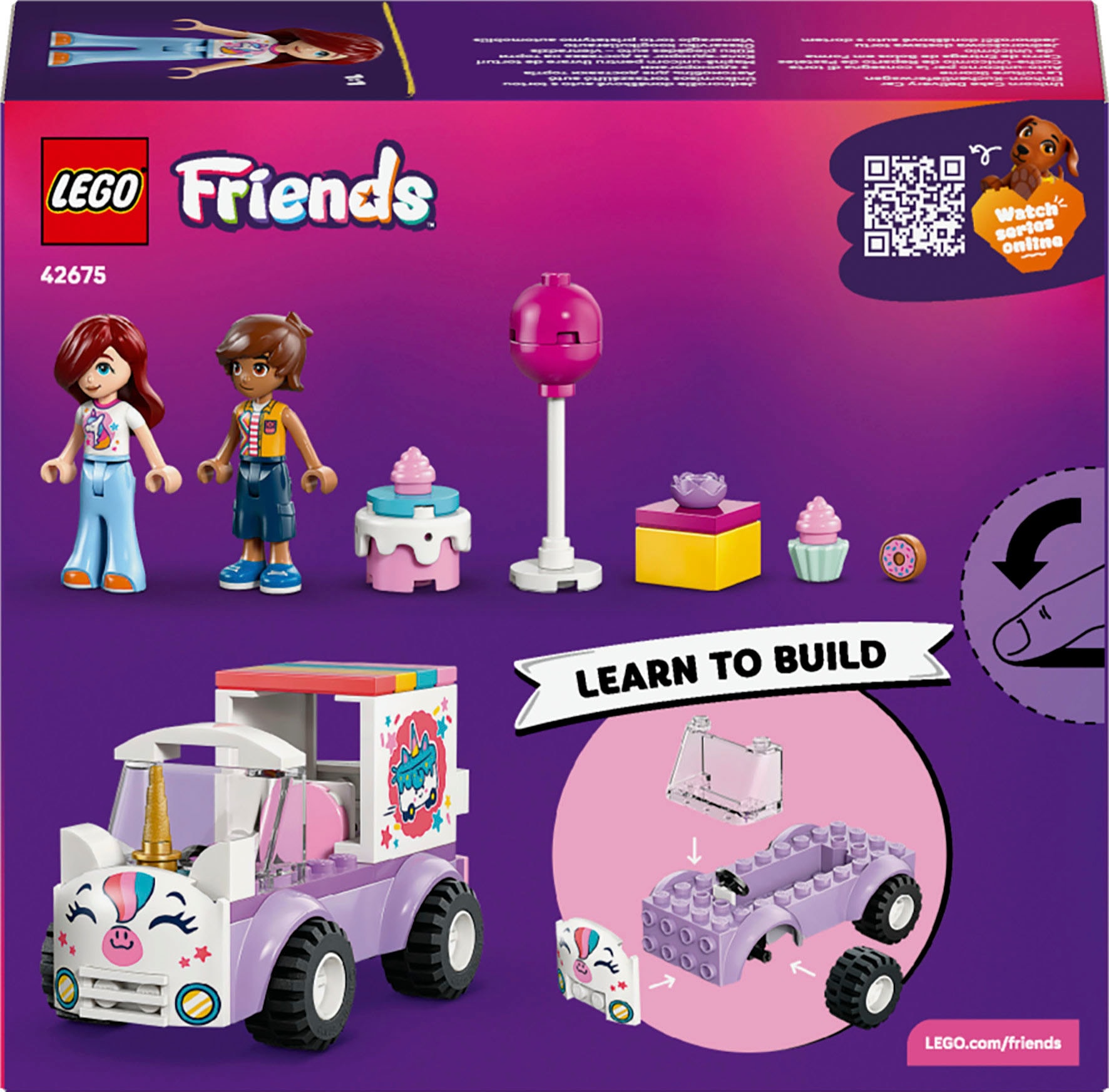 LEGO® Pions de construction »Einhorn-Kuchenlieferwagen (42675), LEGO Friends« Made in Europe