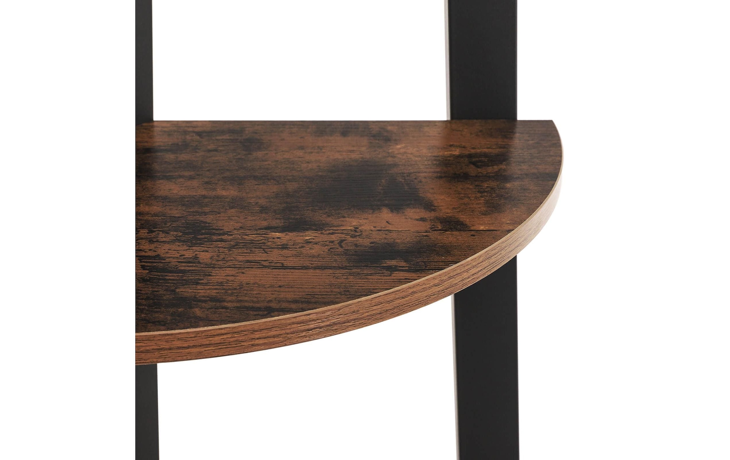 VASAGLE Étagère d'angle »5-stufiges industrielles Leiter-Bücherregal«