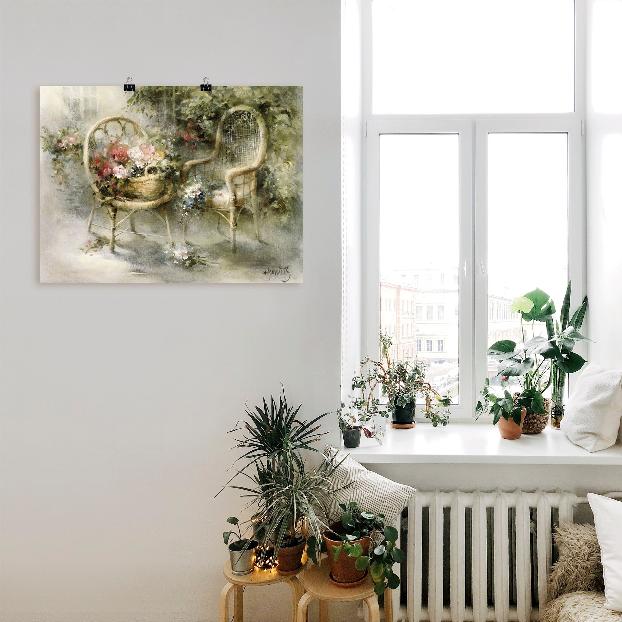 Artland Wandbild »Sommer II« Garten 1 Stk. tlg. als Leinwandbild, Poster in verschied. Grössen