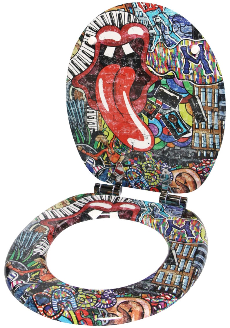 Sanilo Set d'accessoires de salle de bain »Graffiti«