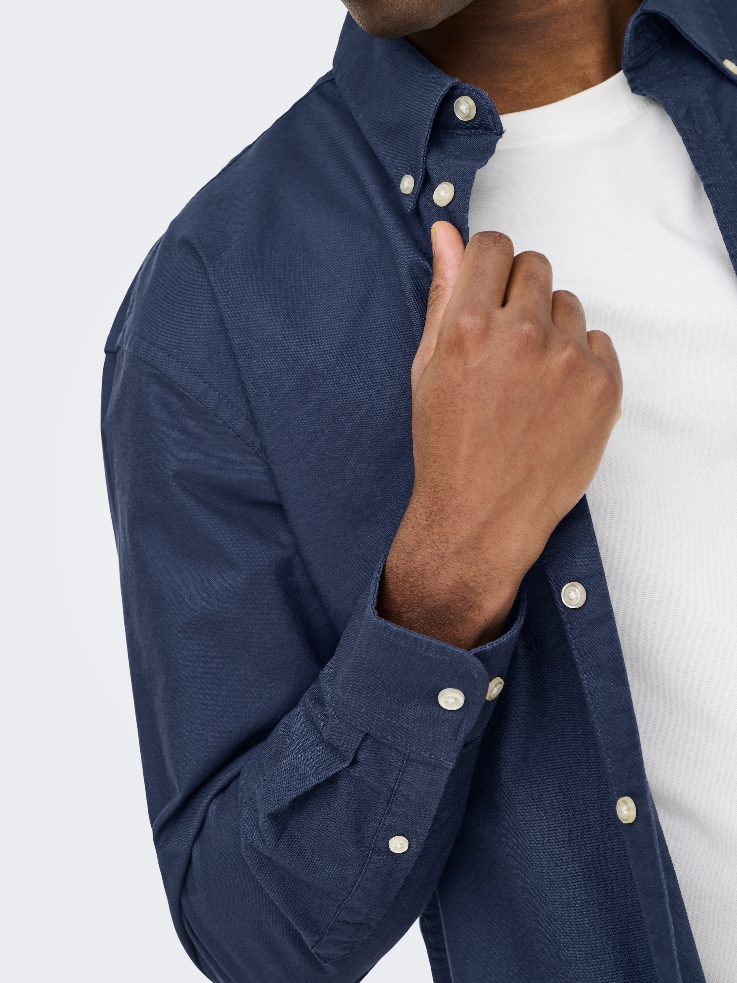 ONLY & SONS Langarmhemd »ONSOXFORD LS SHIRT FRML NOOS« Baumwollmischung, regular fit
