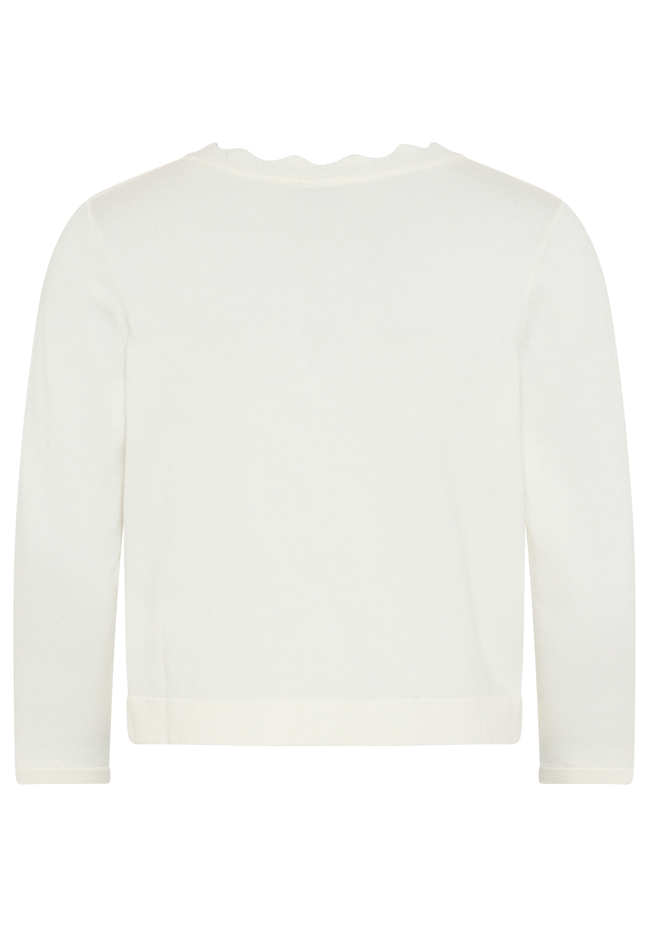 KIDSWORLD Veste en tricot »Strickjacke mit schöner Wellenkante« 1-Knopf-Form, Langarm, aus Feinstrick