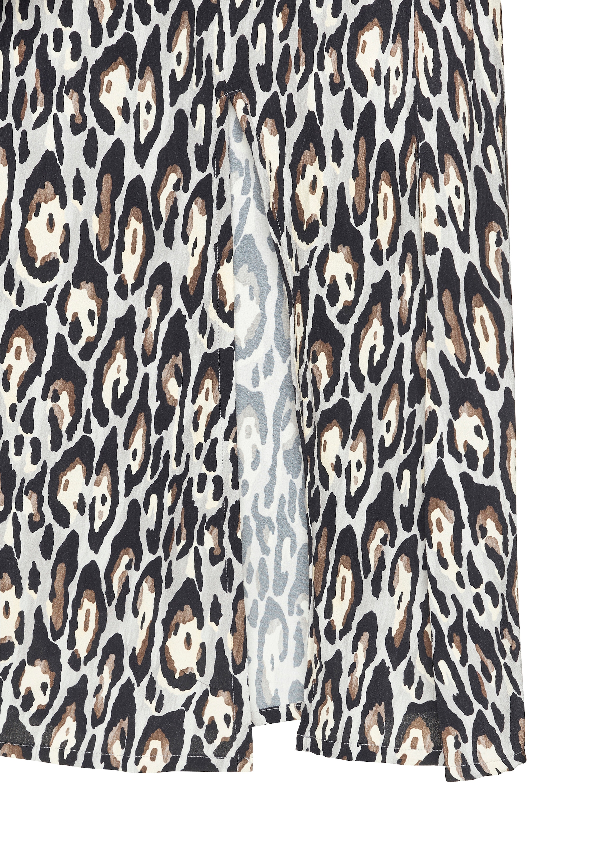 LASCANA Jupe midi mit Alloverdruck, Sommerrock aus Webware