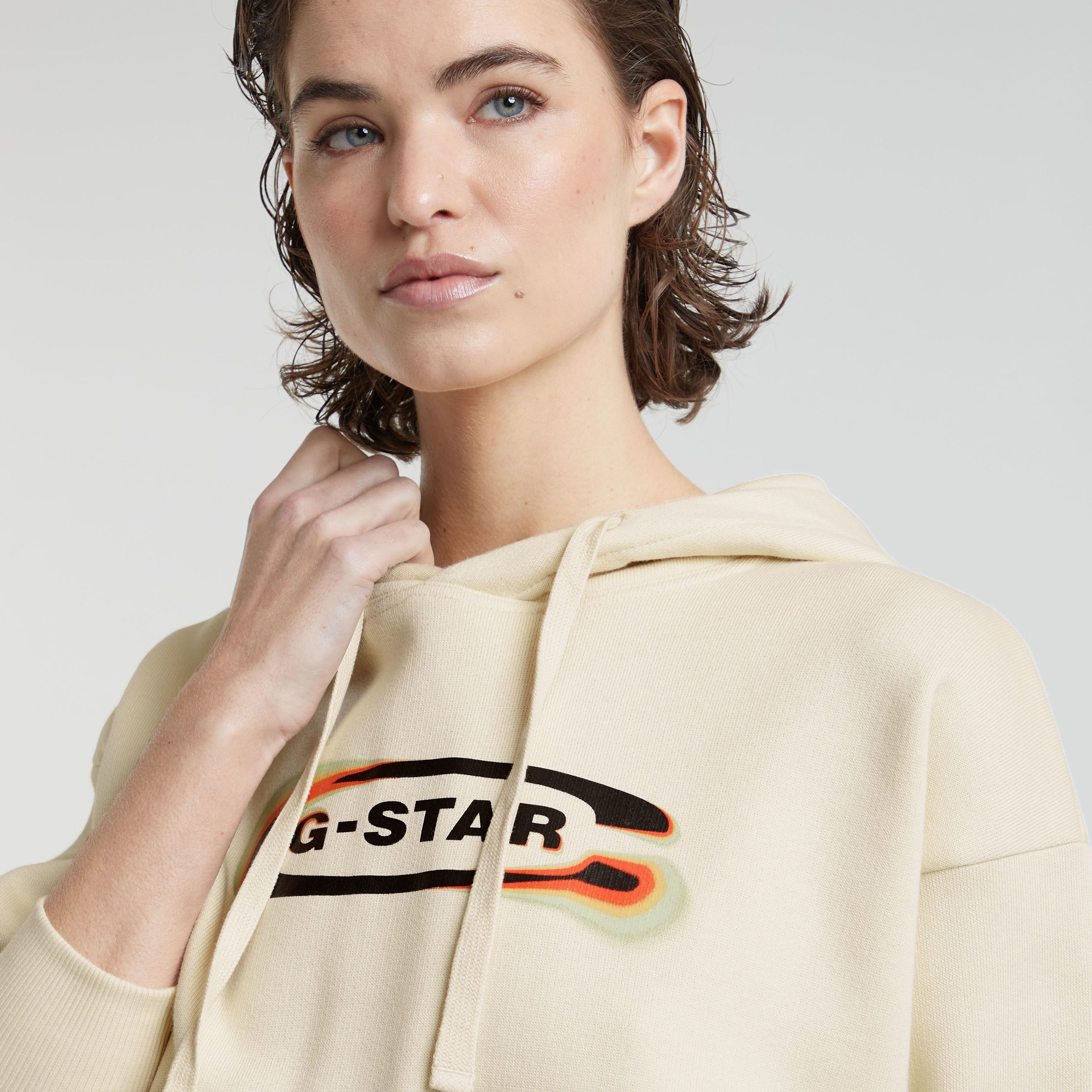 G-STAR Kapuzensweatshirt »Old Skool Logo Loose«
