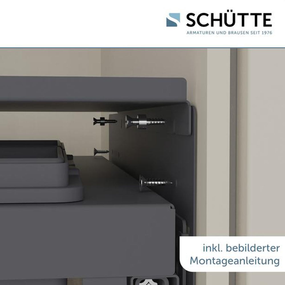 Schütte Système de tri des déchets »Aquastar« 2 Behälter à encastrer, 60cm, 2 compartiments, tiroir, couvercle