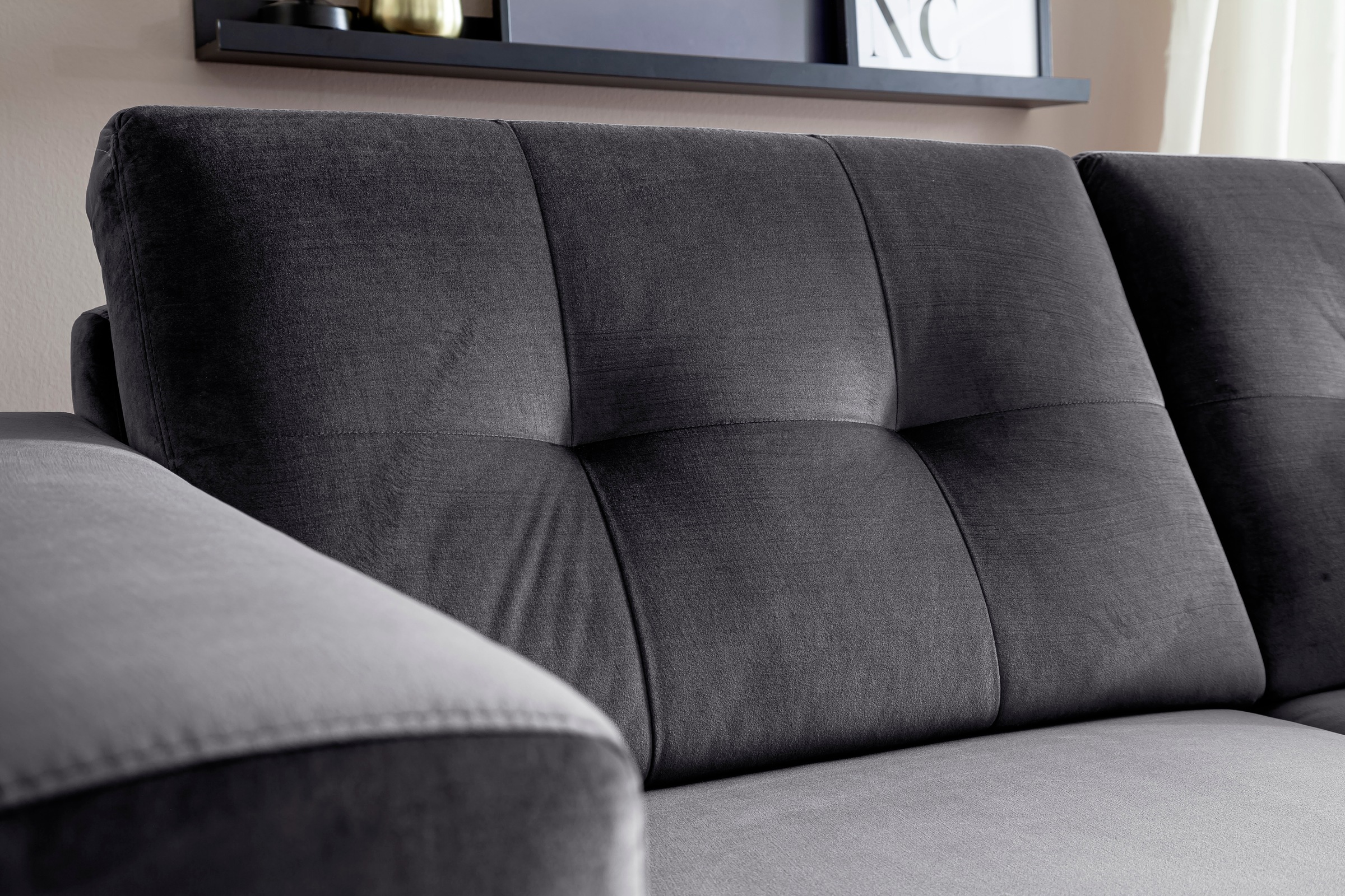 Trends by HG 3-places »Barcelona« mit Metallfuss, frei im Raum stellbar
