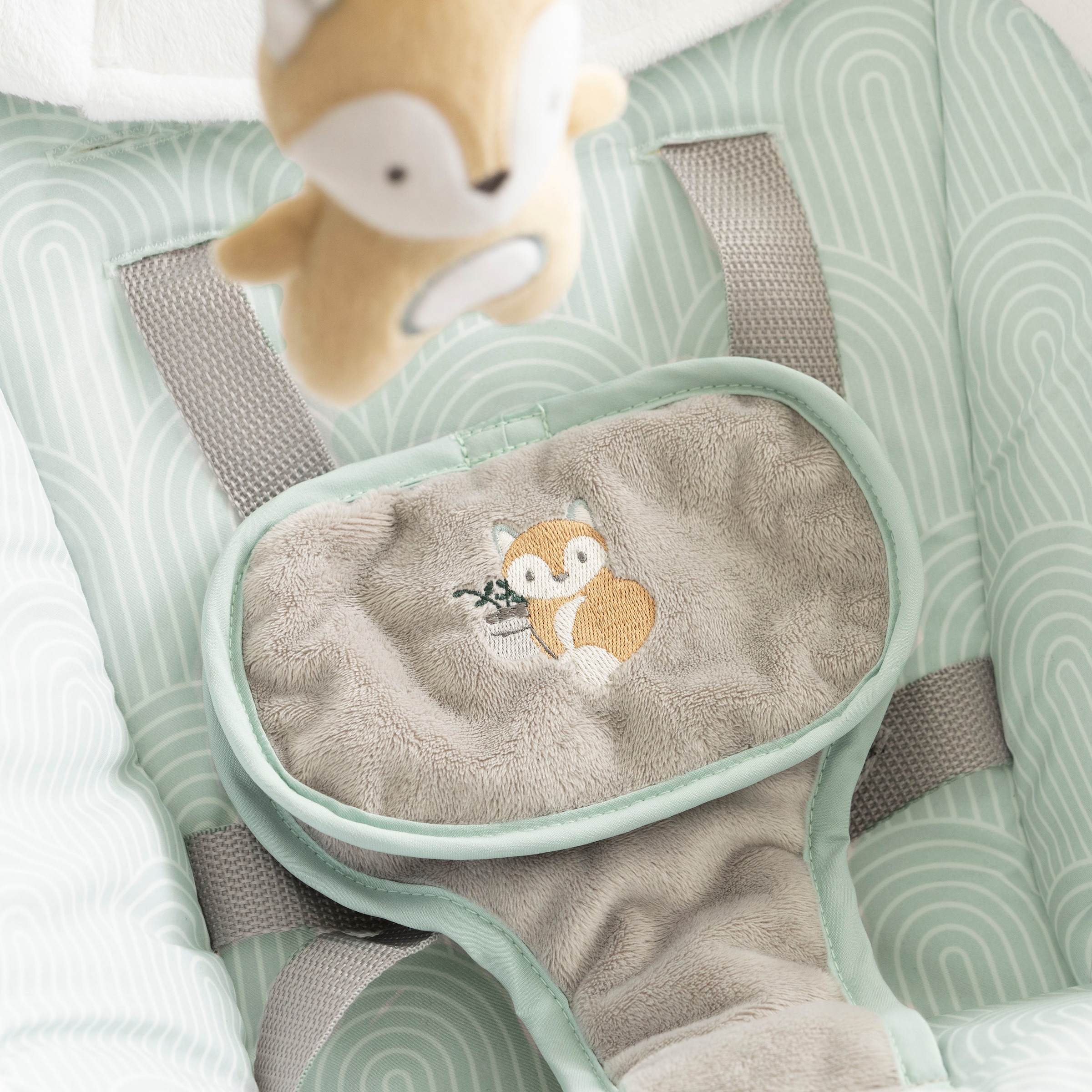 ingenuity Transat pour bébé »AnyWay Sway Dual-Direction Portable Swing – Ray« bis 9 kilos mit Sound-Effekt