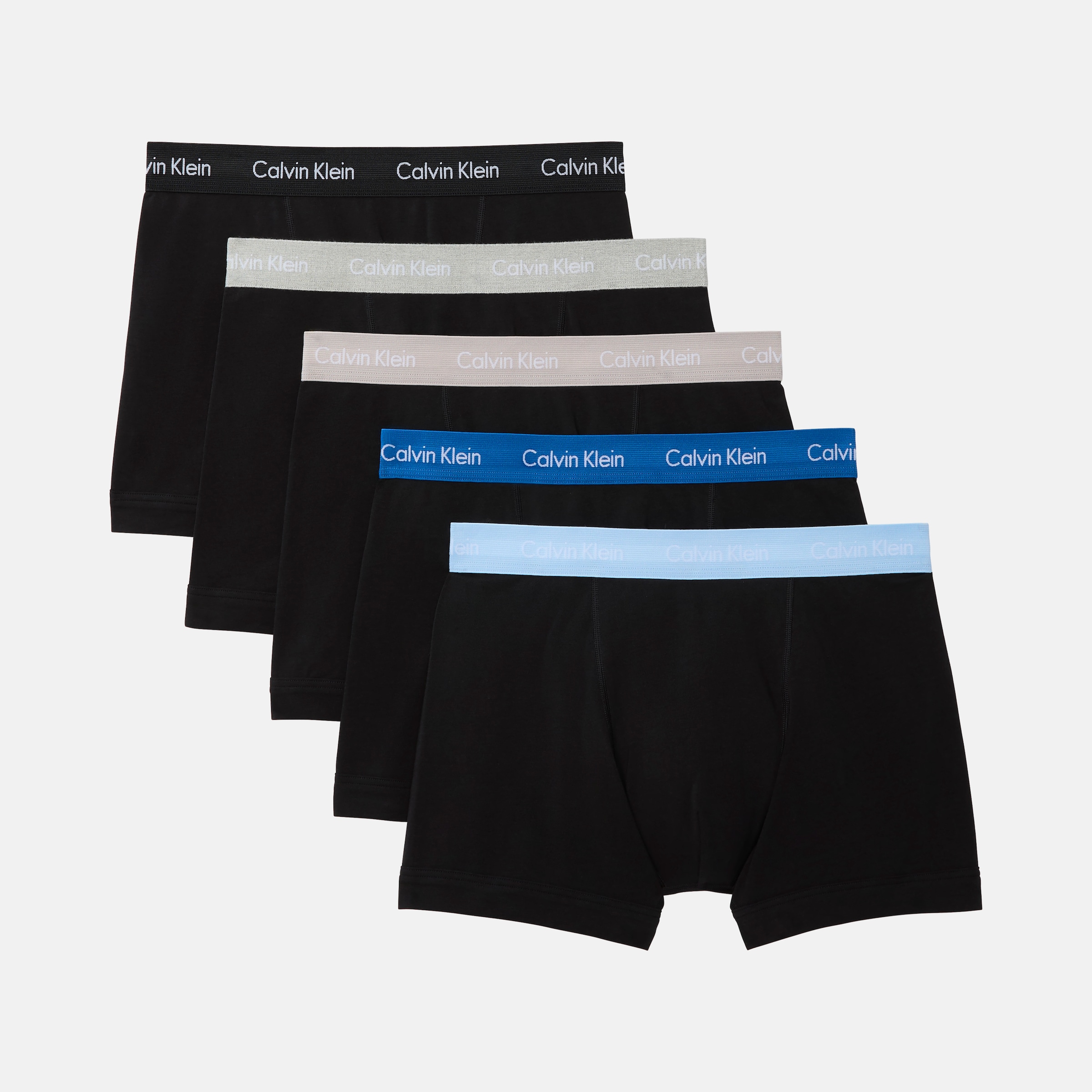 Calvin Klein Underwear Tronc »TRUNK 5PK« Paquet, pack de 5, 5 cuis avec ceinture élastique logo