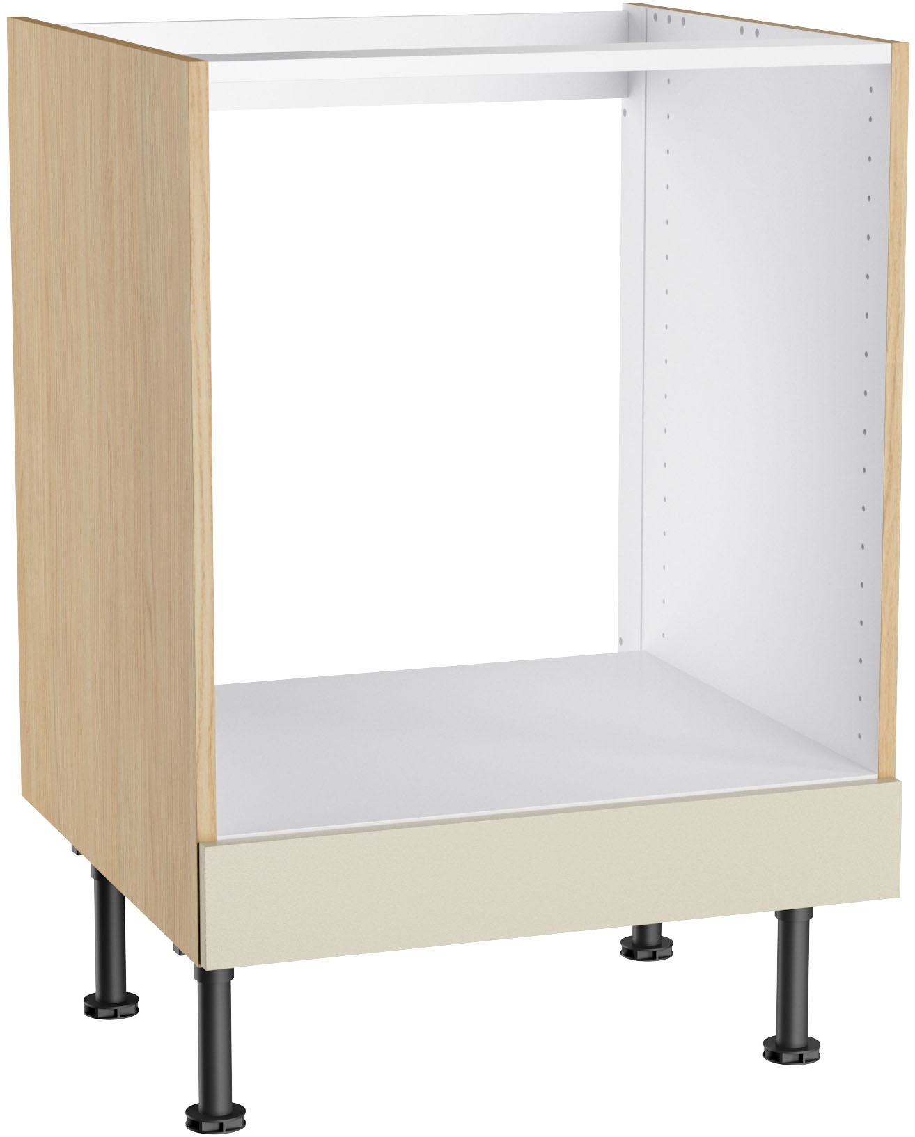 KOCHSTATION Herdumbauschrank »KS-Lucy« Breite 60 cm, 1 Blende, höhenverstellbare Füsse