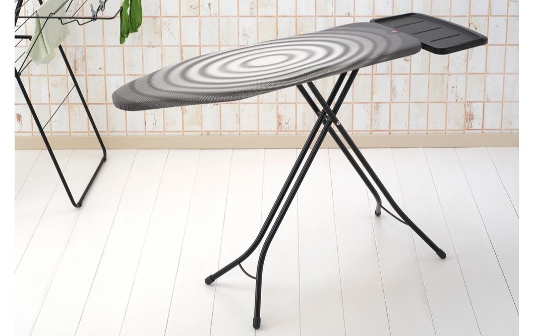 Brabantia Bügelbrett »mit Dampfstationsablage 101083 Titan Oval/Black«