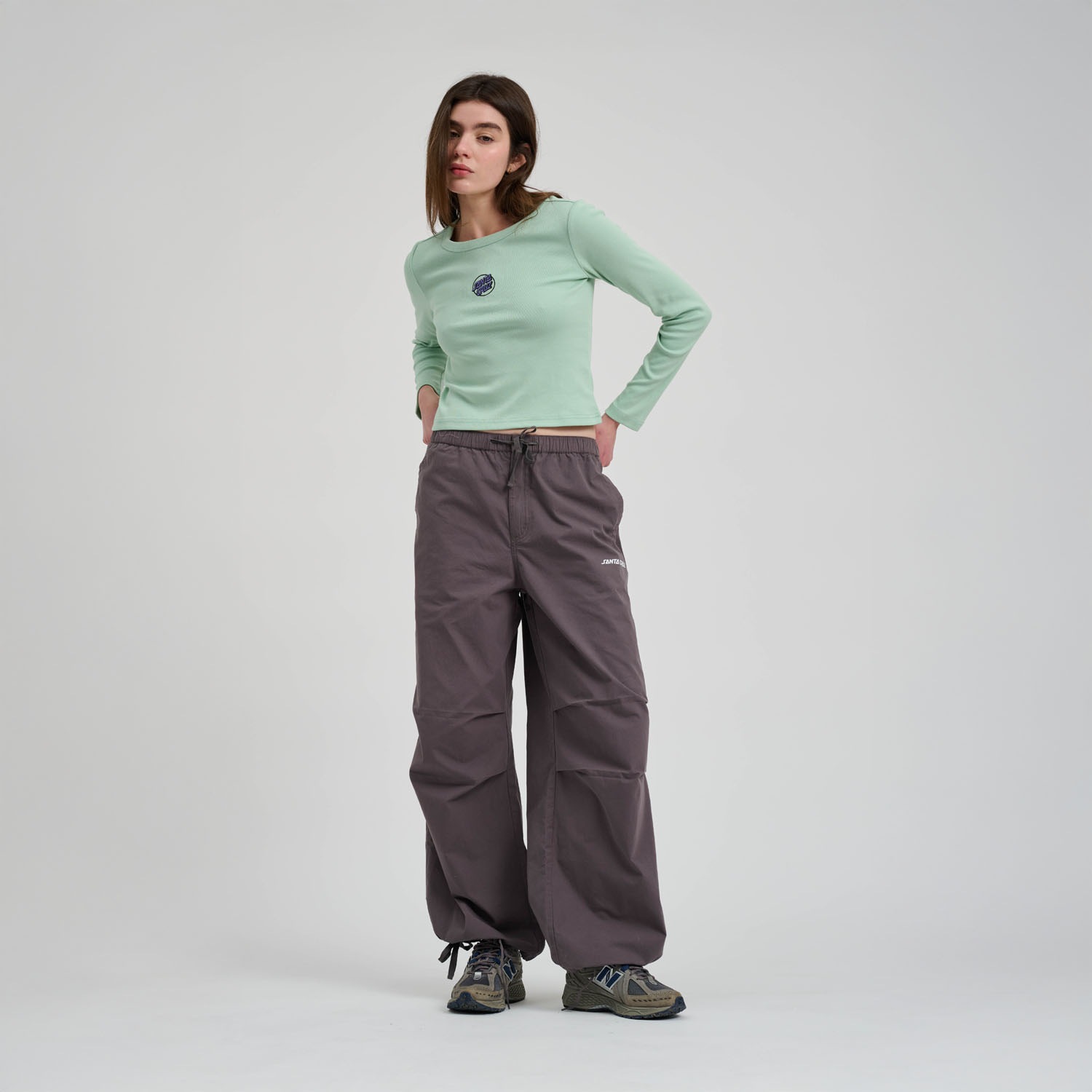 Santa Cruz T-Shirt »PARTIAL DOT EMB LS T-SHIRT«