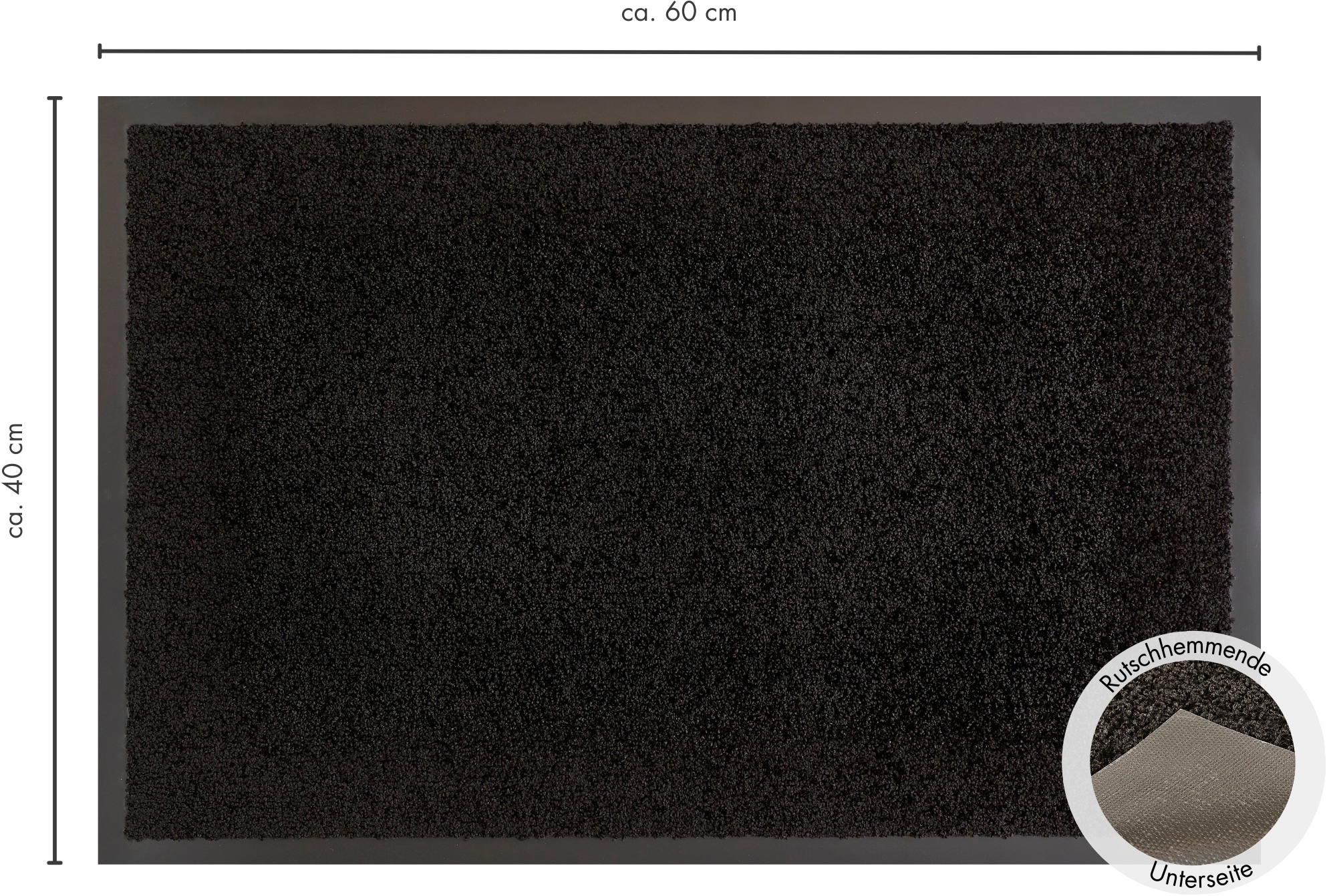 Andiamo Tapis de sol »Verdi, Made in Netherlands« Rectangulaire 6 mm Höhe Schmutzfangmatte, Eingangsmatte, rutschfest, strapazierfähig