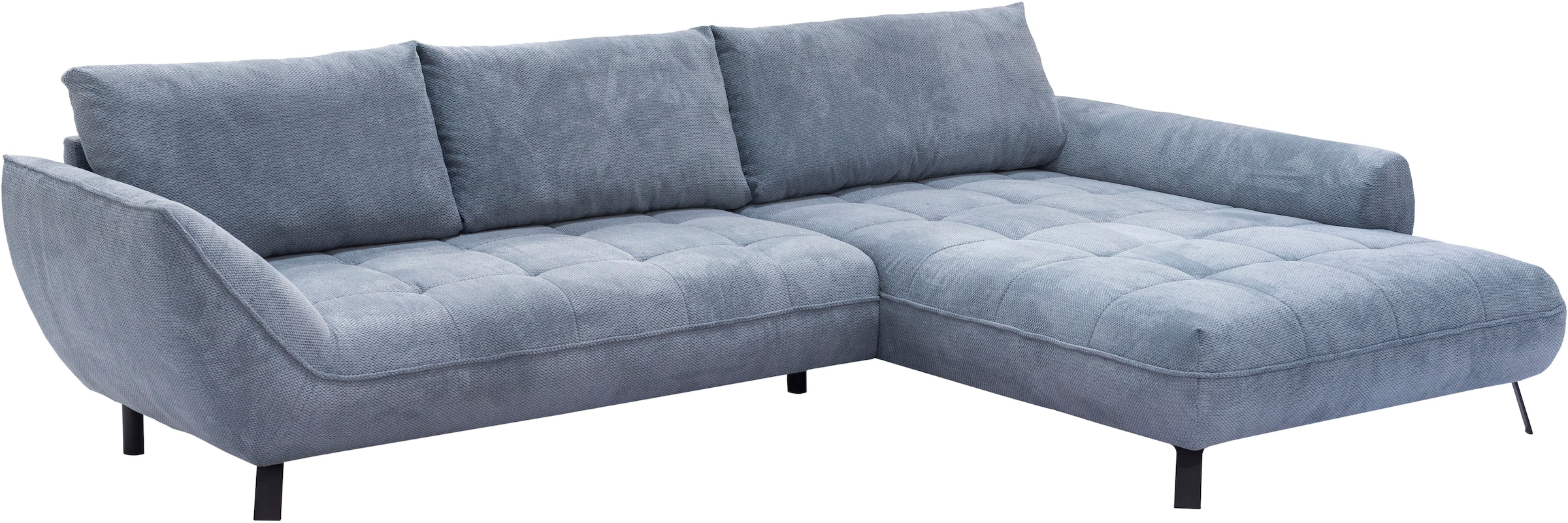 exxpo - sofa fashion Ecksofa »Biarritz modern und elegantes Mega Sofa mit tollem Sitzkomfort, L-Form« XXL– Longchair Ecke in hochwertiger Verarbeitung, Stellmasse 324x203 cm