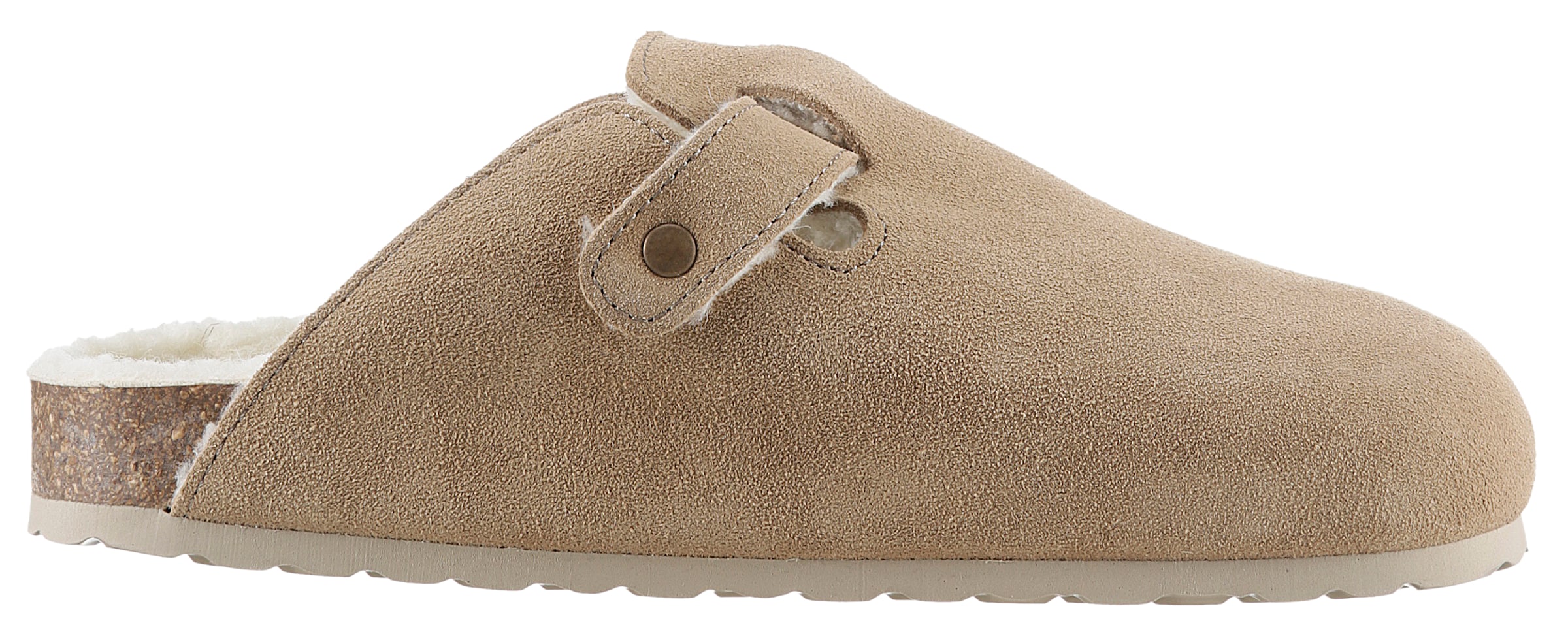 Aniston SHOES Clog »Esc«  Hausschuh, Schlappen, Homeslipper mit Warmfutter