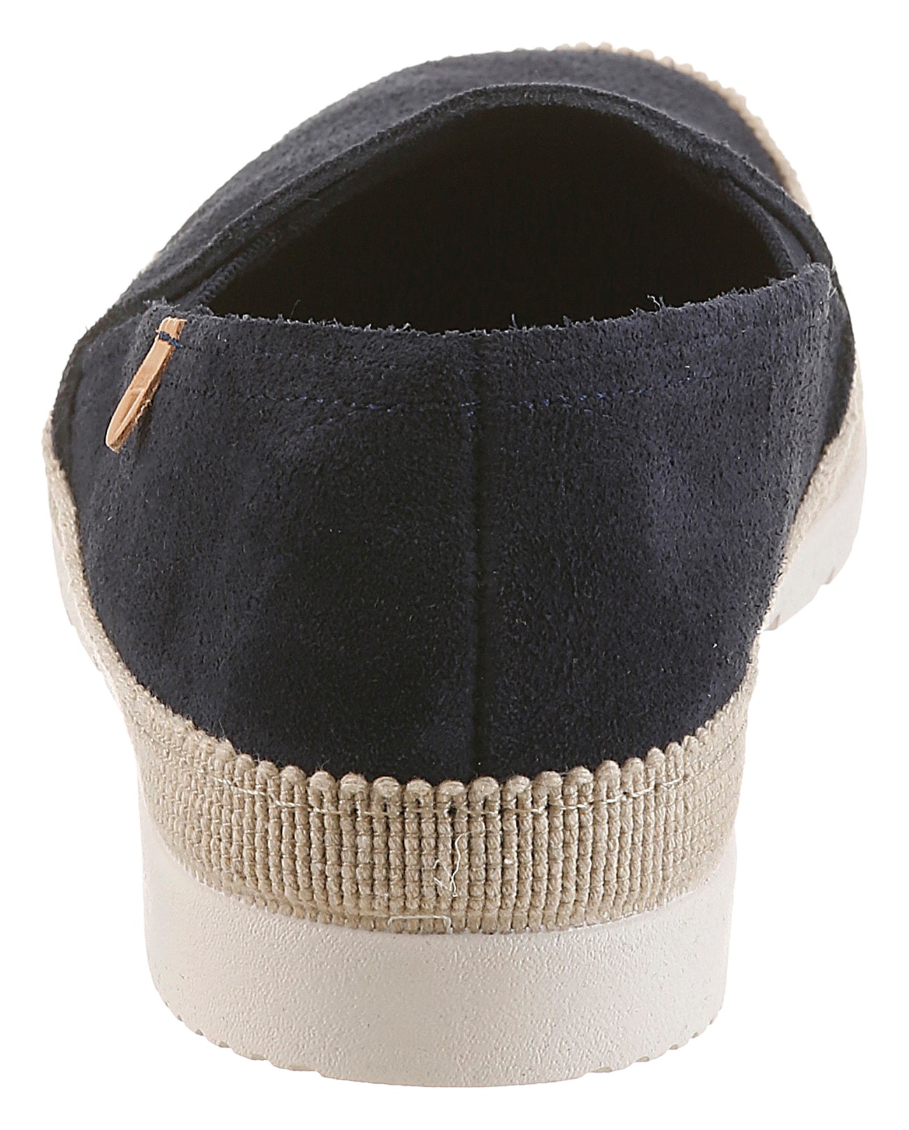 VERBENAS Slipper »NURIA«  espadrille, chaussure à enfiler, chaussure basse avec inserts stretch