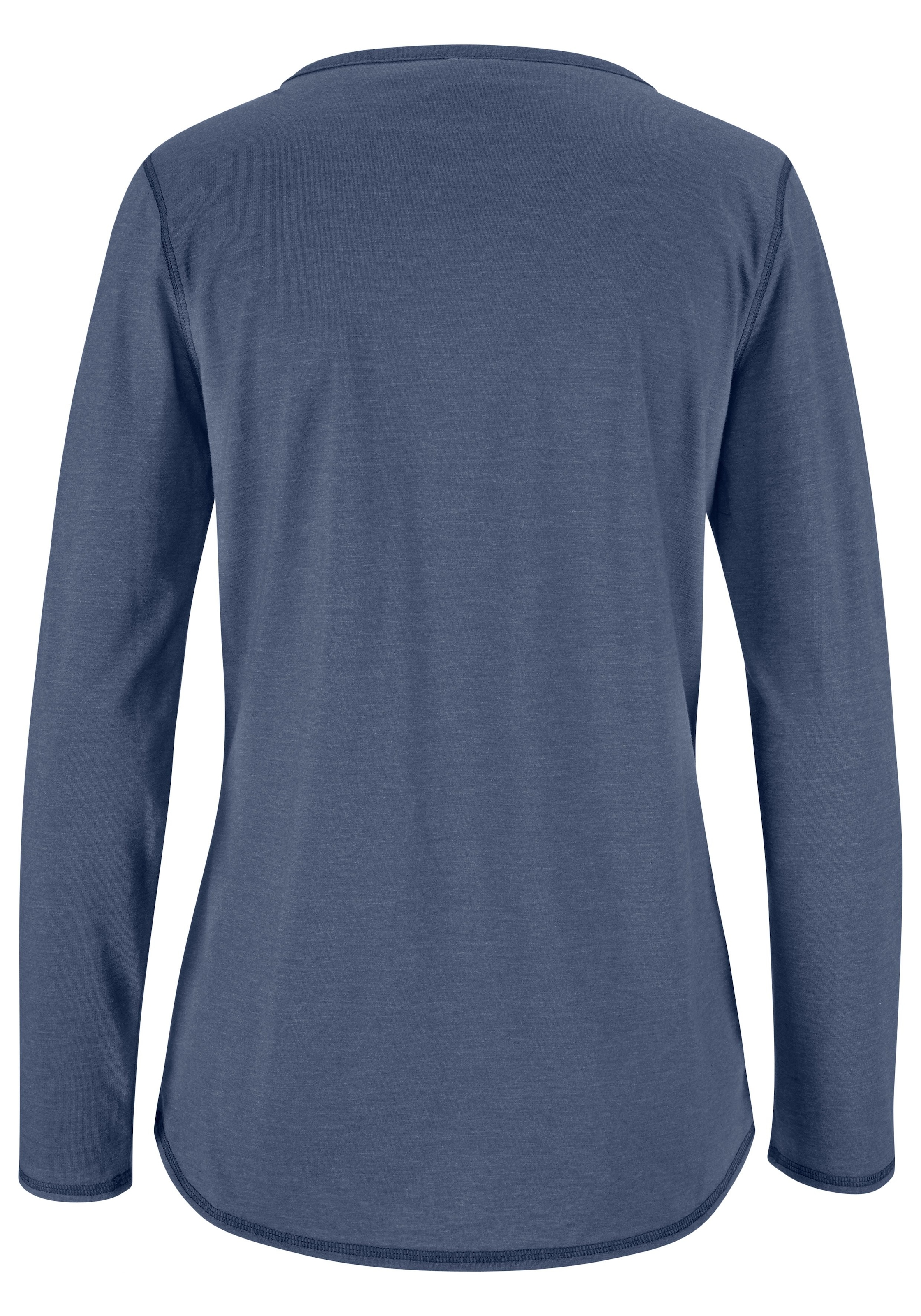 Arizona Pyjama 2 cuis tlg., in melierter Qualität mit Knopfleiste