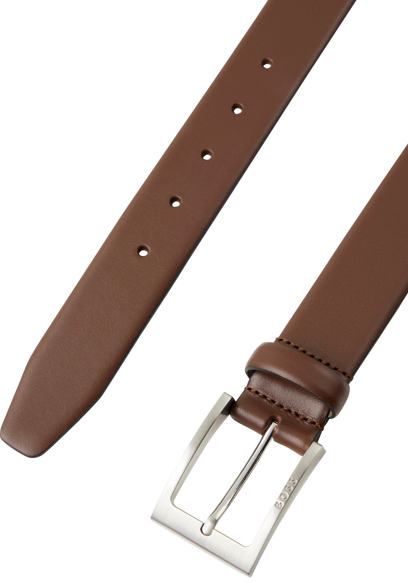 BOSS Ceinture en cuir aus Nappaleder mit BOSS Logo-Dornschliesse