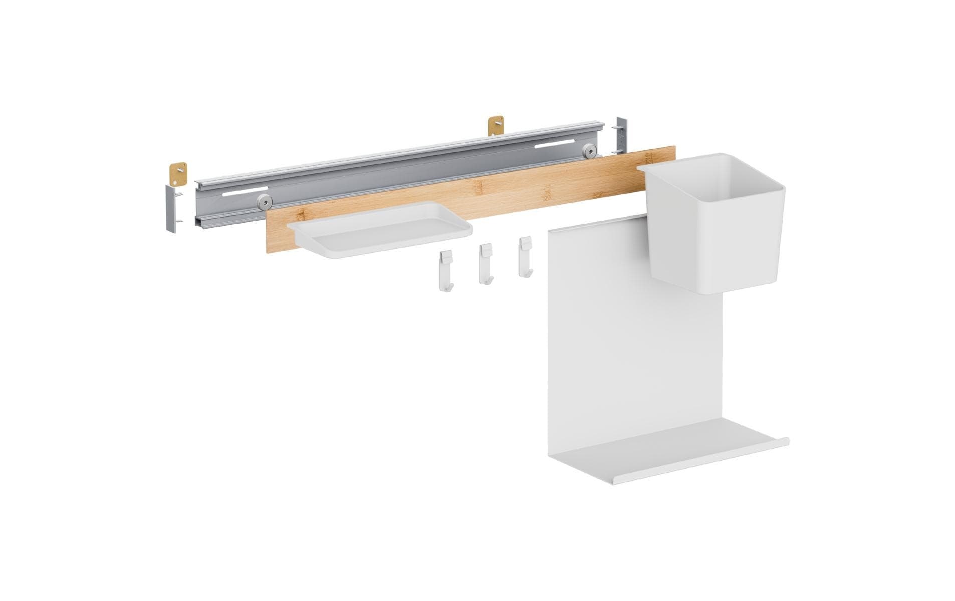 tesa Ablageelement »S Weiss«