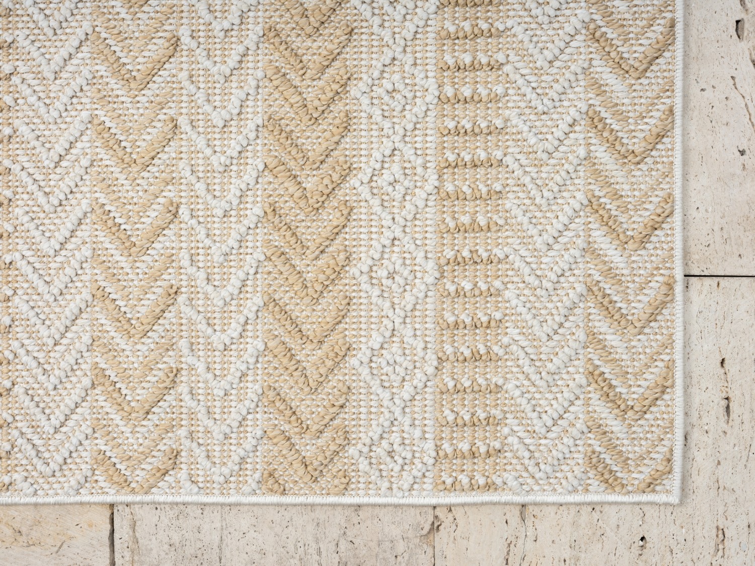 Myflair Möbel & Accessoires Teppich »Piazza, LAGERRÄUMUNG!« rechteckig 8 mm Höhe modernes Design, gestreift, In & Outdoor geeignet, Balkon, Terrasse