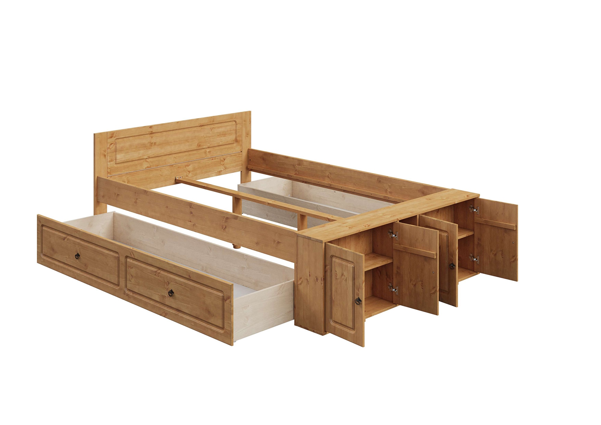 GOODproduct Bettschubkasten »Paula« 1 Stk. tlg. aus massiver Kiefer, passend für gleichnamiges Bett, FSC®