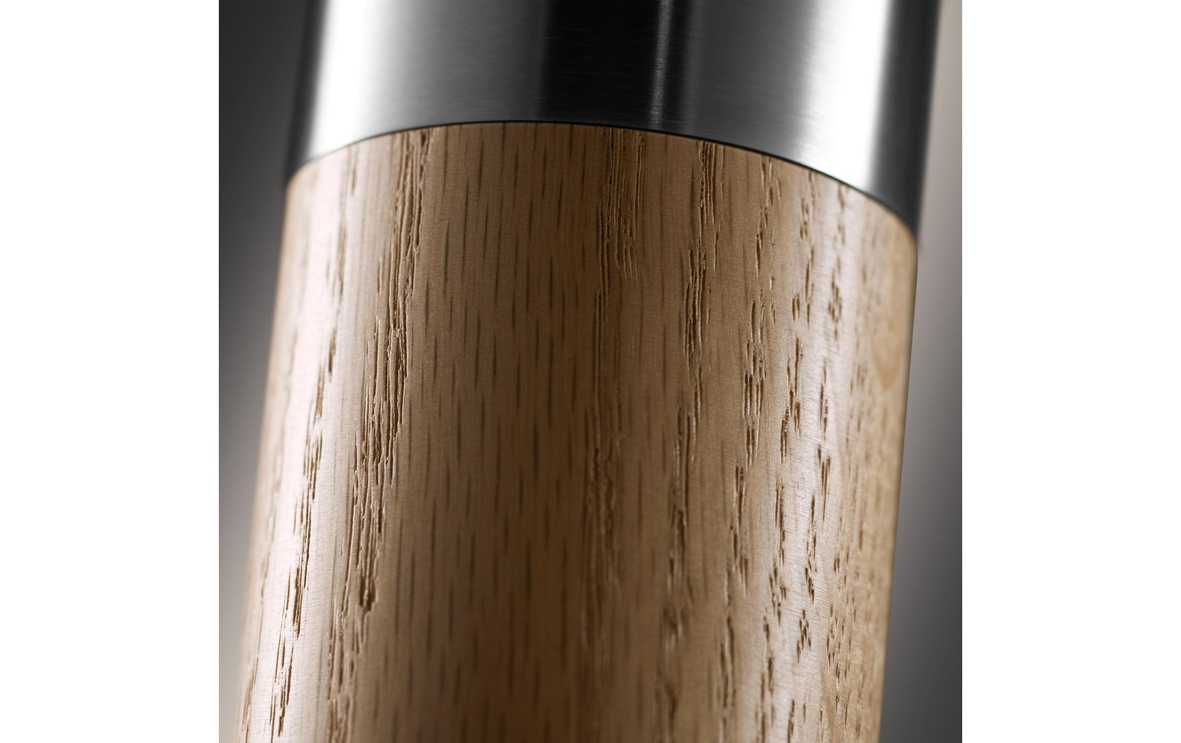 WMF Moulin à épices »Nature Pro Edelstahl« Keramikmahlwerk, einstellbarer Mahlgrad, Aromaschutzdeckel, Holz