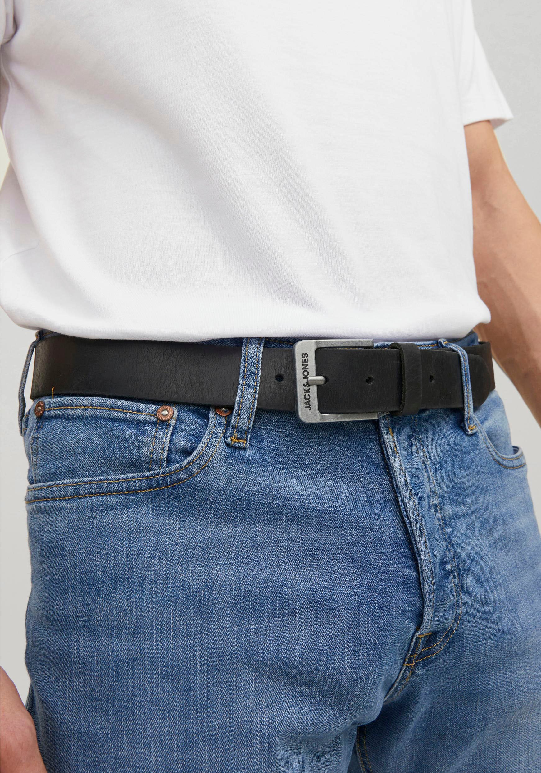 Jack & Jones Ledergürtel »JACROCK LEATHER BELT NOOS«