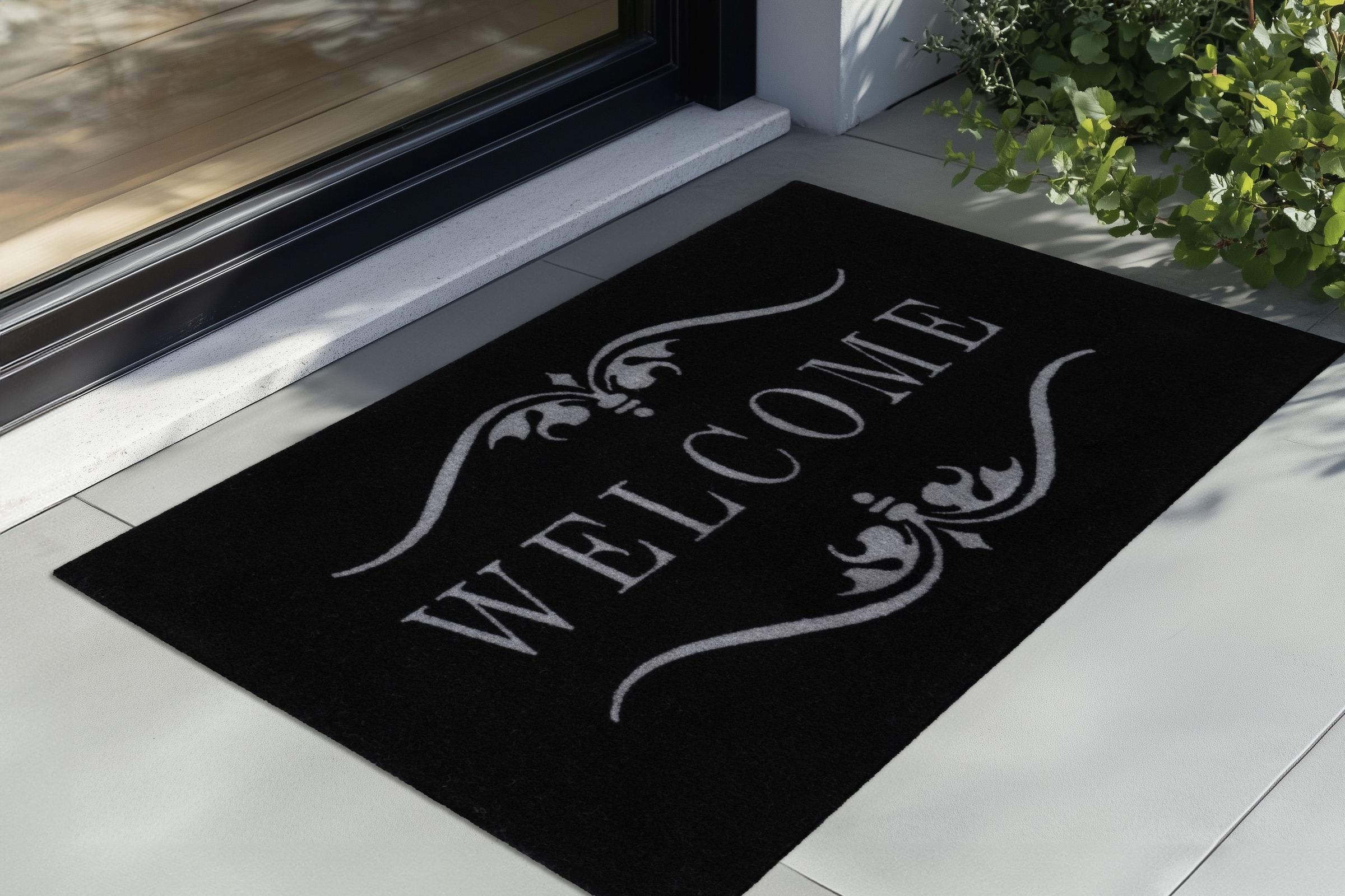 Kayoom Tapis de sol »Cosy Entry 125« Rectangulaire 6 mm Höhe Türmatte, Schmutzfang, welcome, Eingang