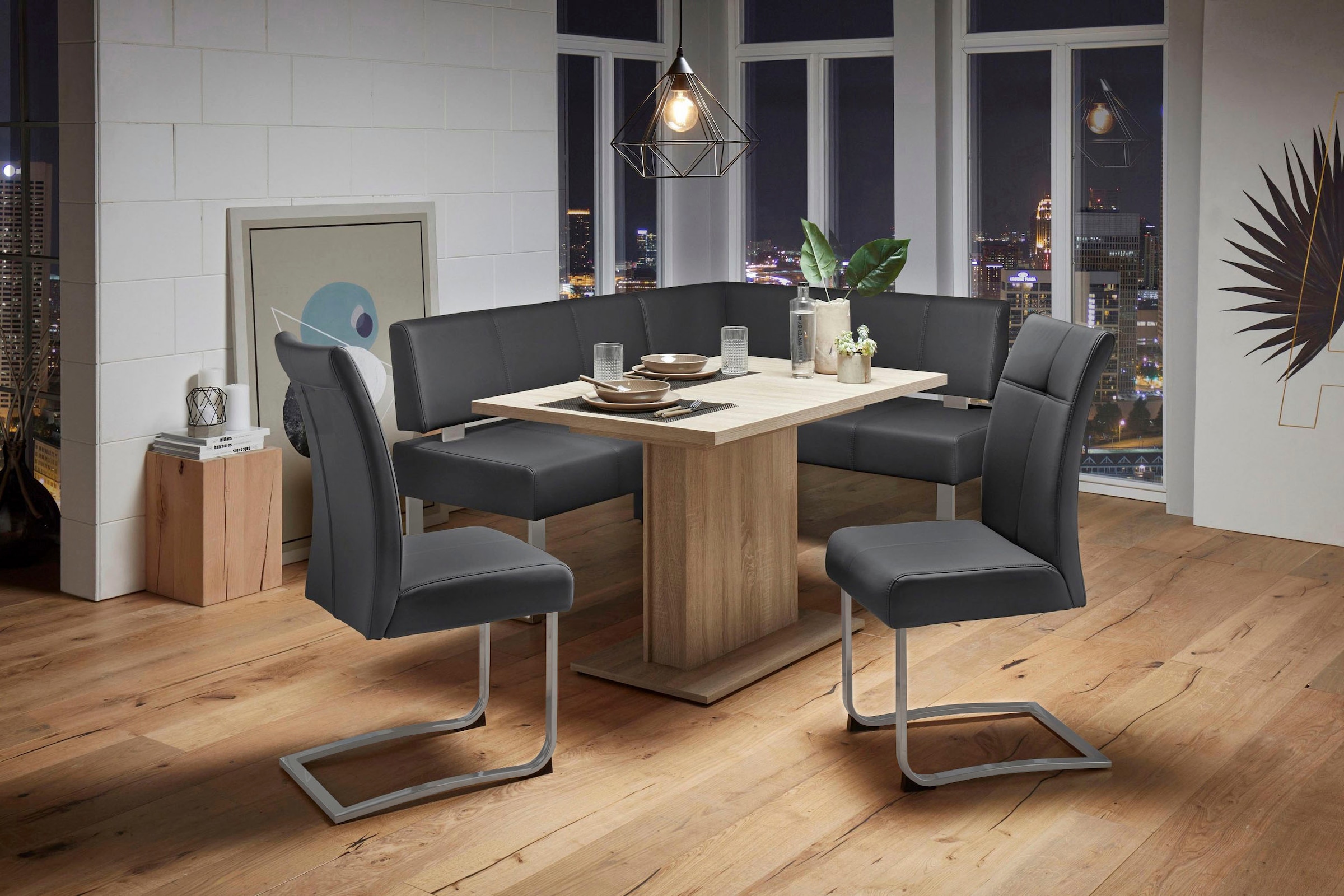 Home affaire Chaise cantilever »Rab« (Set) 2 cuisBezug in verschiedenen Qualitäten, maximale Belastbarkeit 120 kg