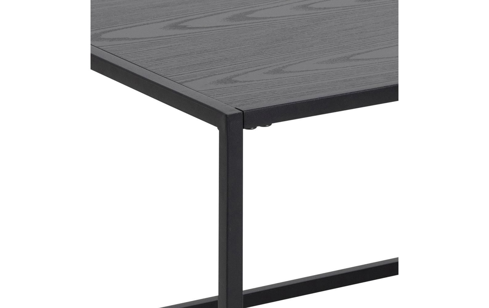 AC Design Table basse mit Gestell aus Metall, rechteckige Form, Zeitungsständer aus Metall