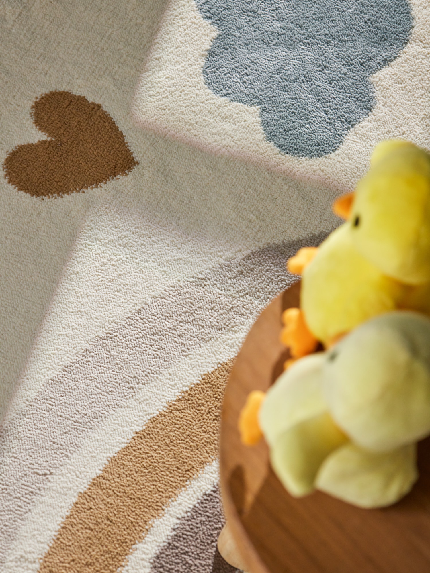 HANSE Home Kinderteppich »Skyla« rund 10 mm Höhe Pflegeleicht, Weich, Kinderzimmer, Spielteppich, Spielunterlage