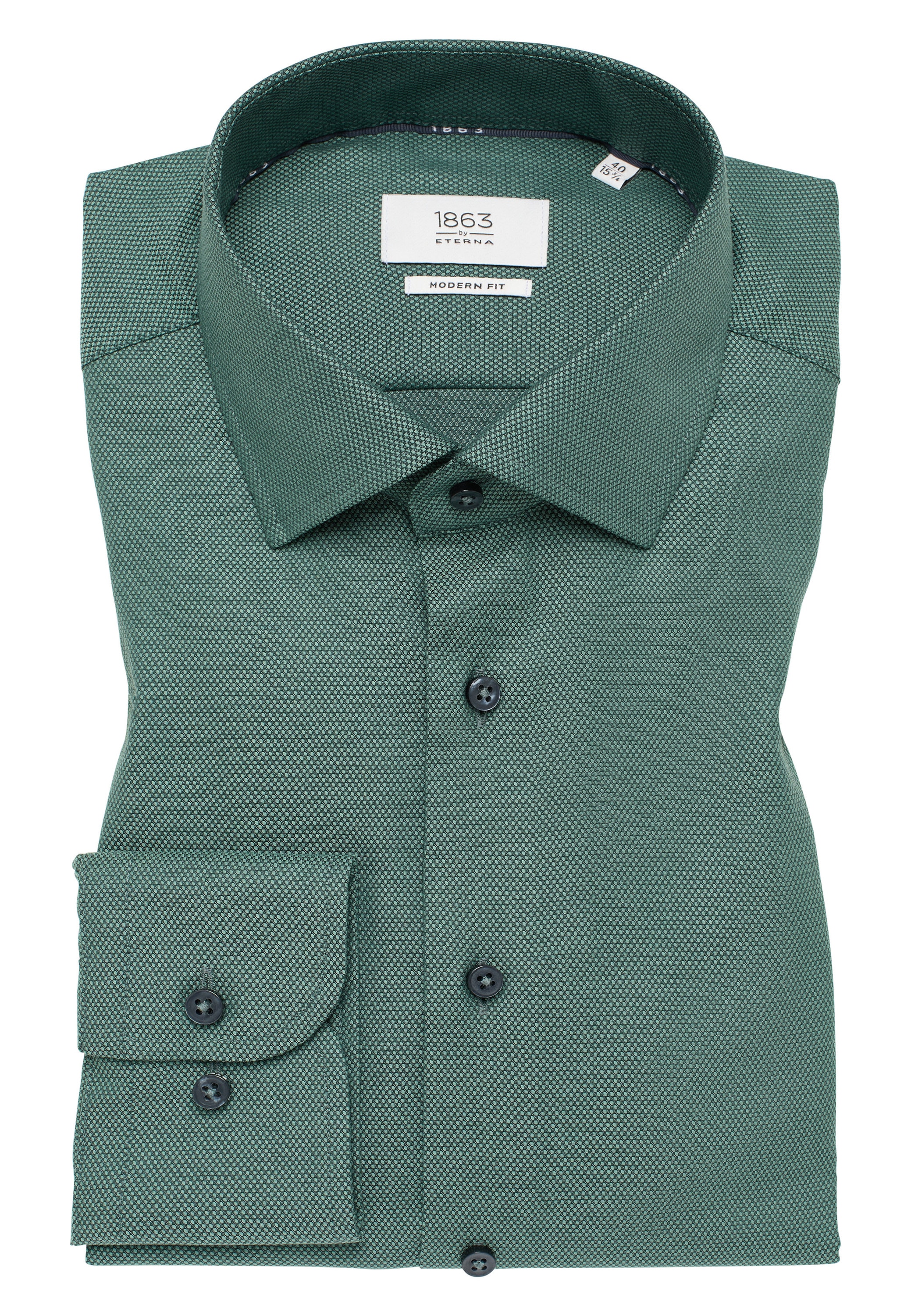 Eterna Langarmhemd »MODERN FIT« NON IRON (bügelfrei)