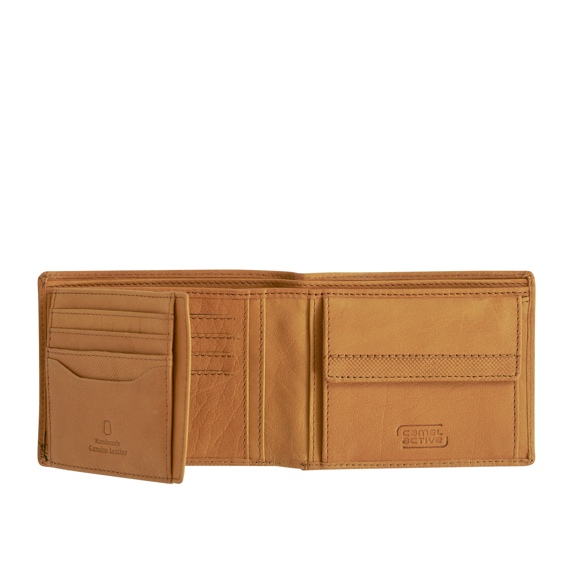 camel active Porte-monnaie »Nimbus« weich genarbtes Leder mit leicht abgesetzten Ziernähten, RFID Schutz