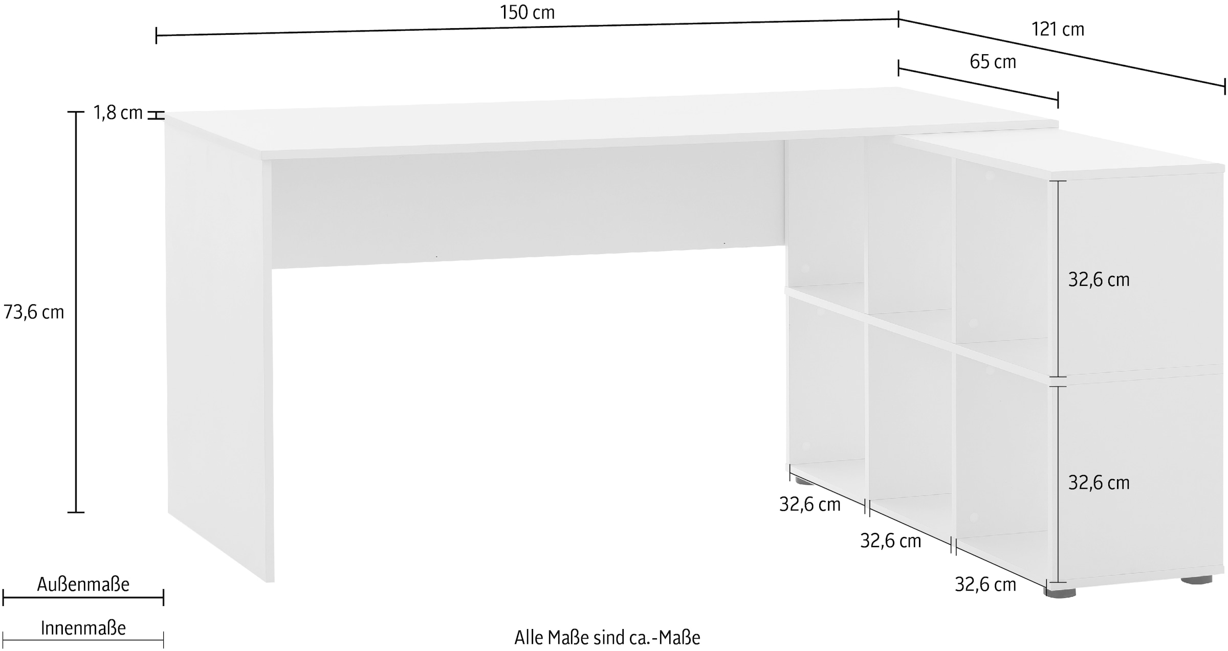 Schildmeyer Bureau à étagères »Serie 400«
