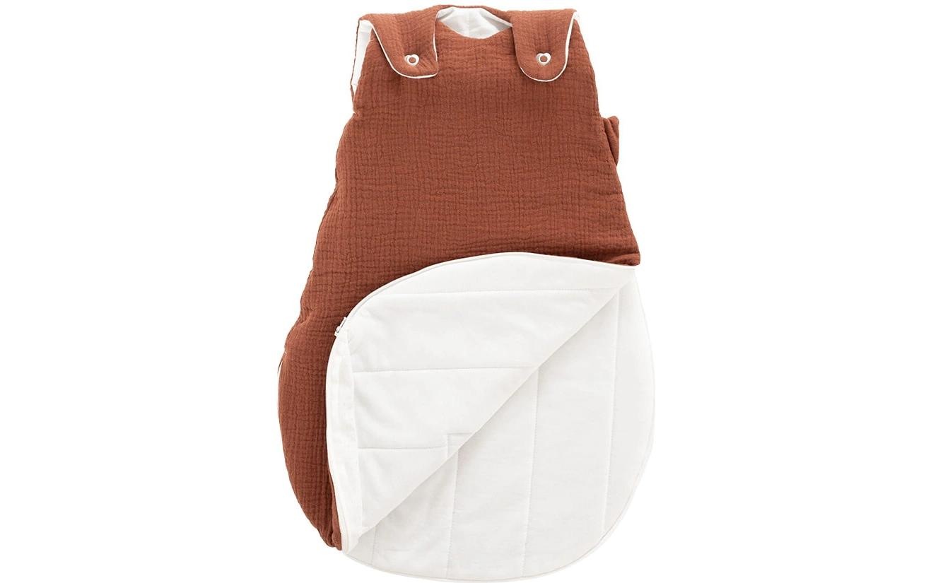 Träumeland Schlafsack »Musselin Terrakotta Grösse 80/86«