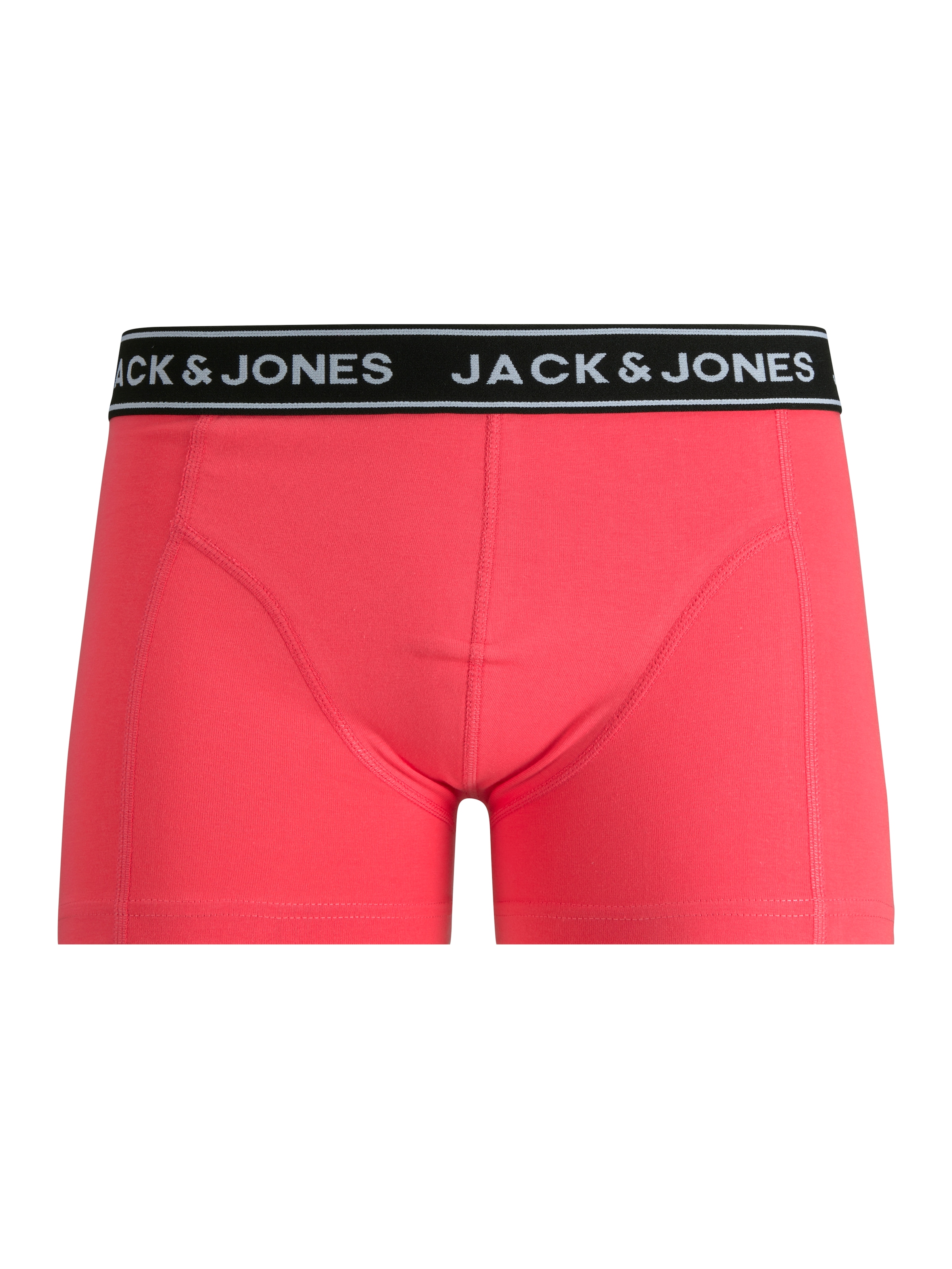 Jack & Jones Tronc »JACCRISP im 6er Pack mit Logobund und Stretchkomfort« Packung, 6 cuis unifarben mit Farbeinsatz, modisch, eng anliegend, Baumwollmischung