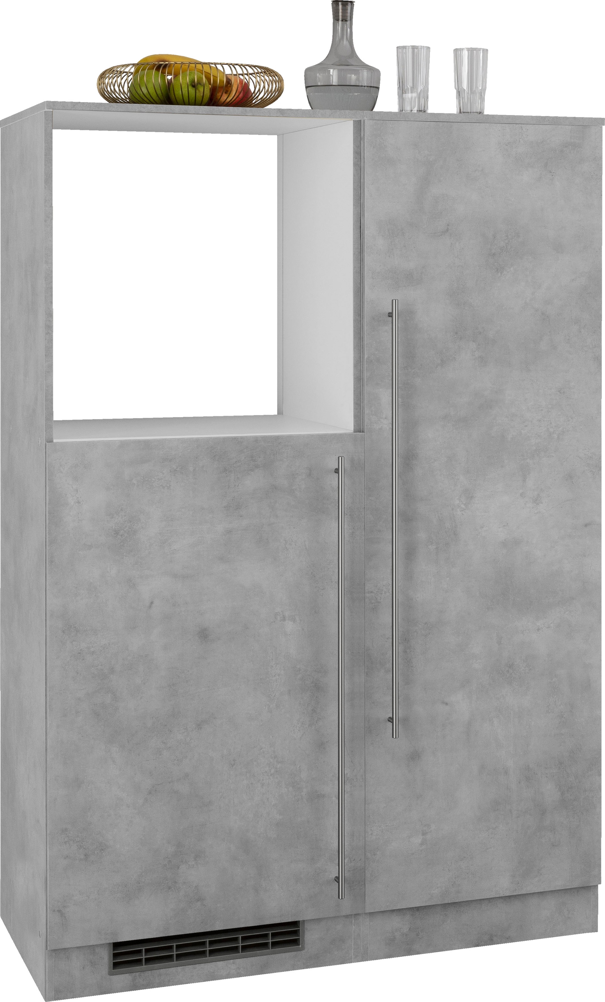 wiho Küchen Küche »Chicago« Back-/Kühlmodul, wahlweise mit E-Geräten, Breite 110 cm