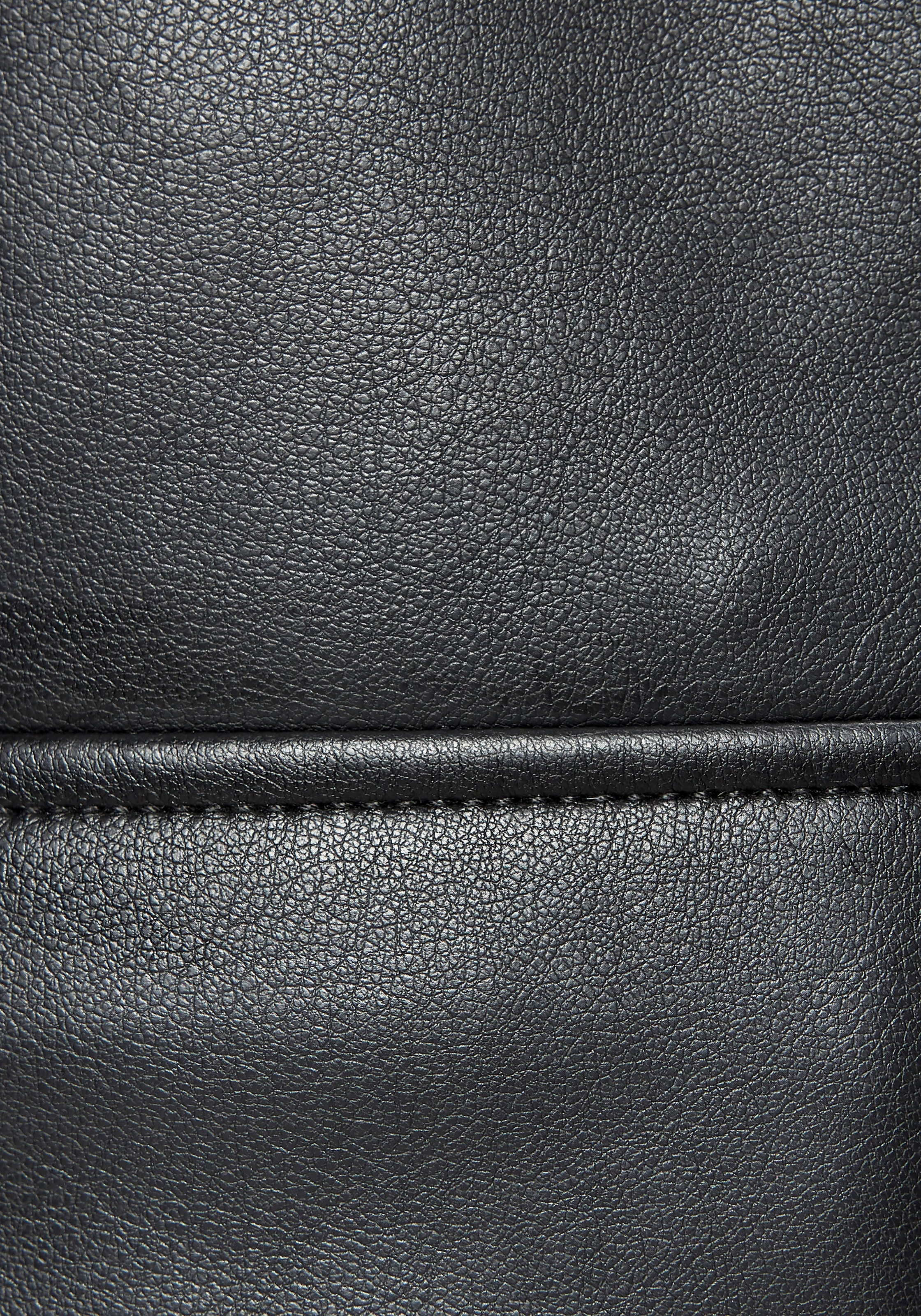 Buffalo Veste en imitation cuir avec imitation peau d'agneau, veste en shearling