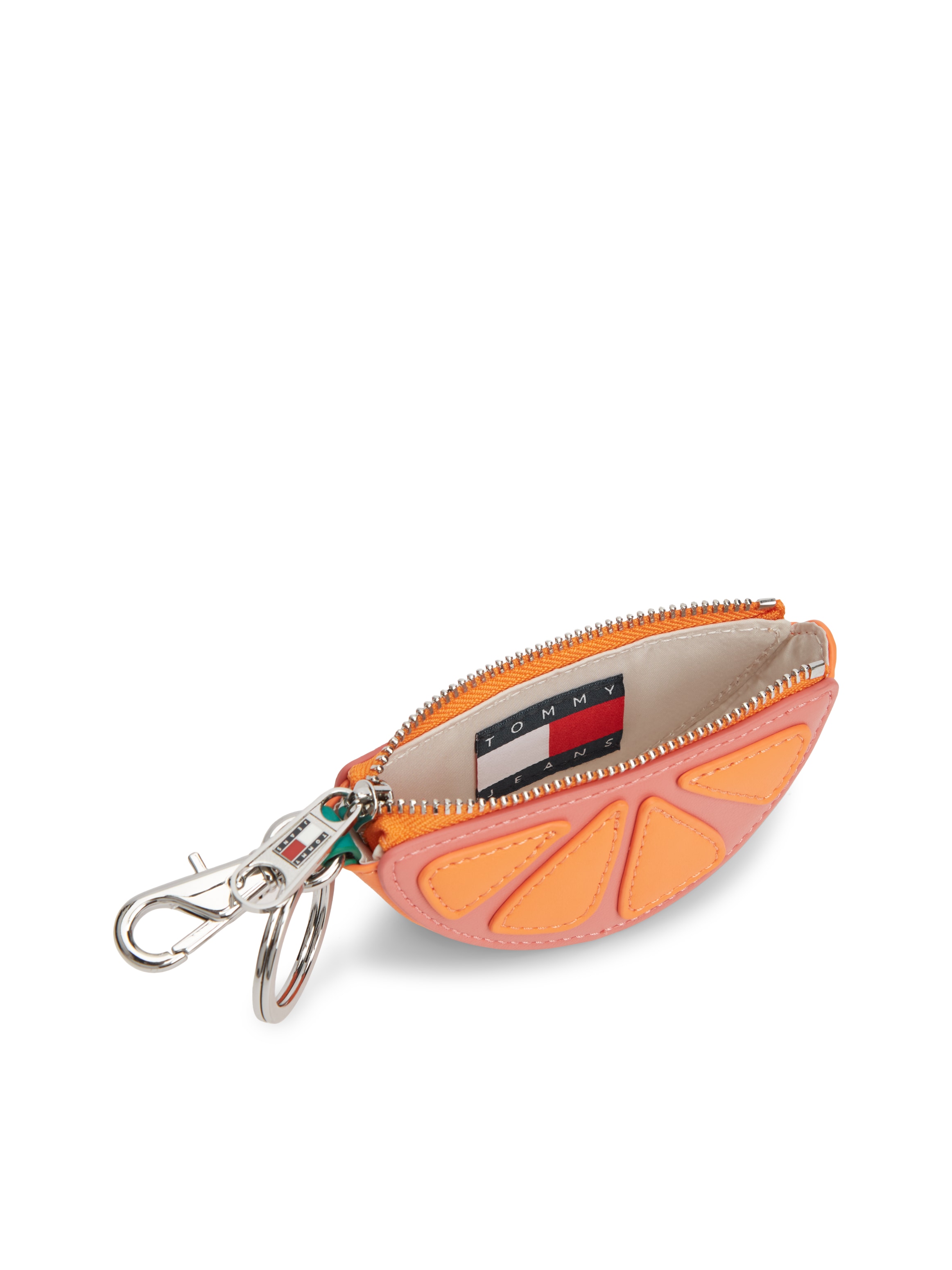 Tommy Jeans Porte-clés »TJW FRUIT COIN PURSE ORANGE« Porte-clés sac, charm de sac, bag charm aspect fruité