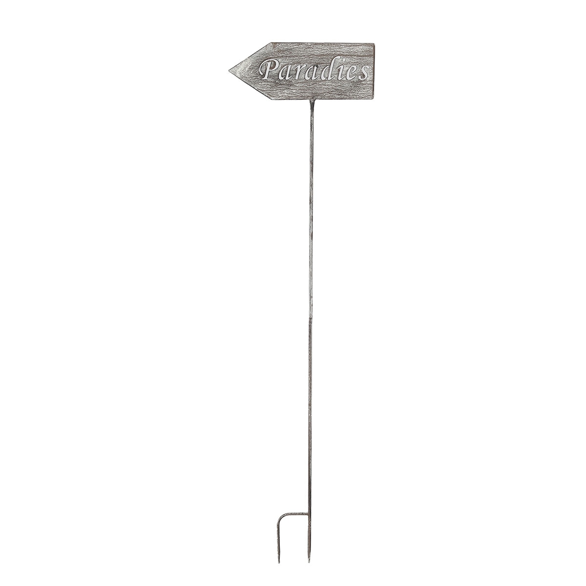 Ambiente Haus Gartenstecker »Paradies (H) 122cm« Stecker für den Garten mit Schriftzug