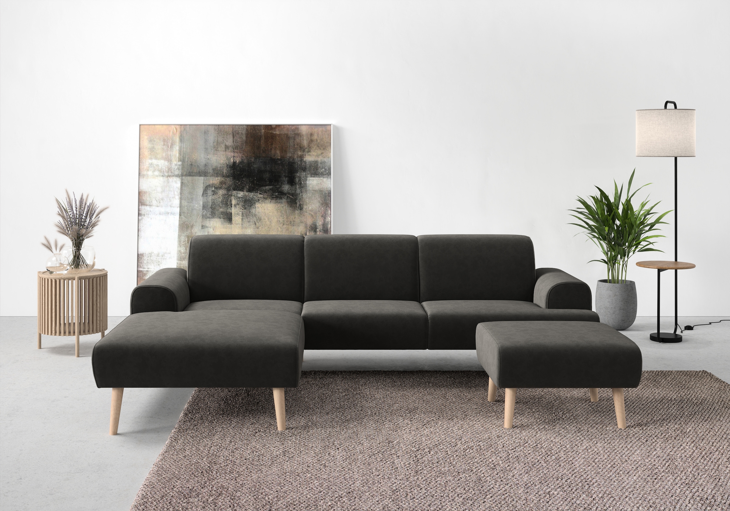 Home affaire Polsterhocker »Swift« passend zur Serie "Swift", B/T/H: 75/68/44 cm