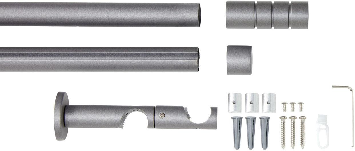 Good Life Tringle à rideaux combinée »Ranura« Ø 20 mm 2 läufig-läufig Fixmass