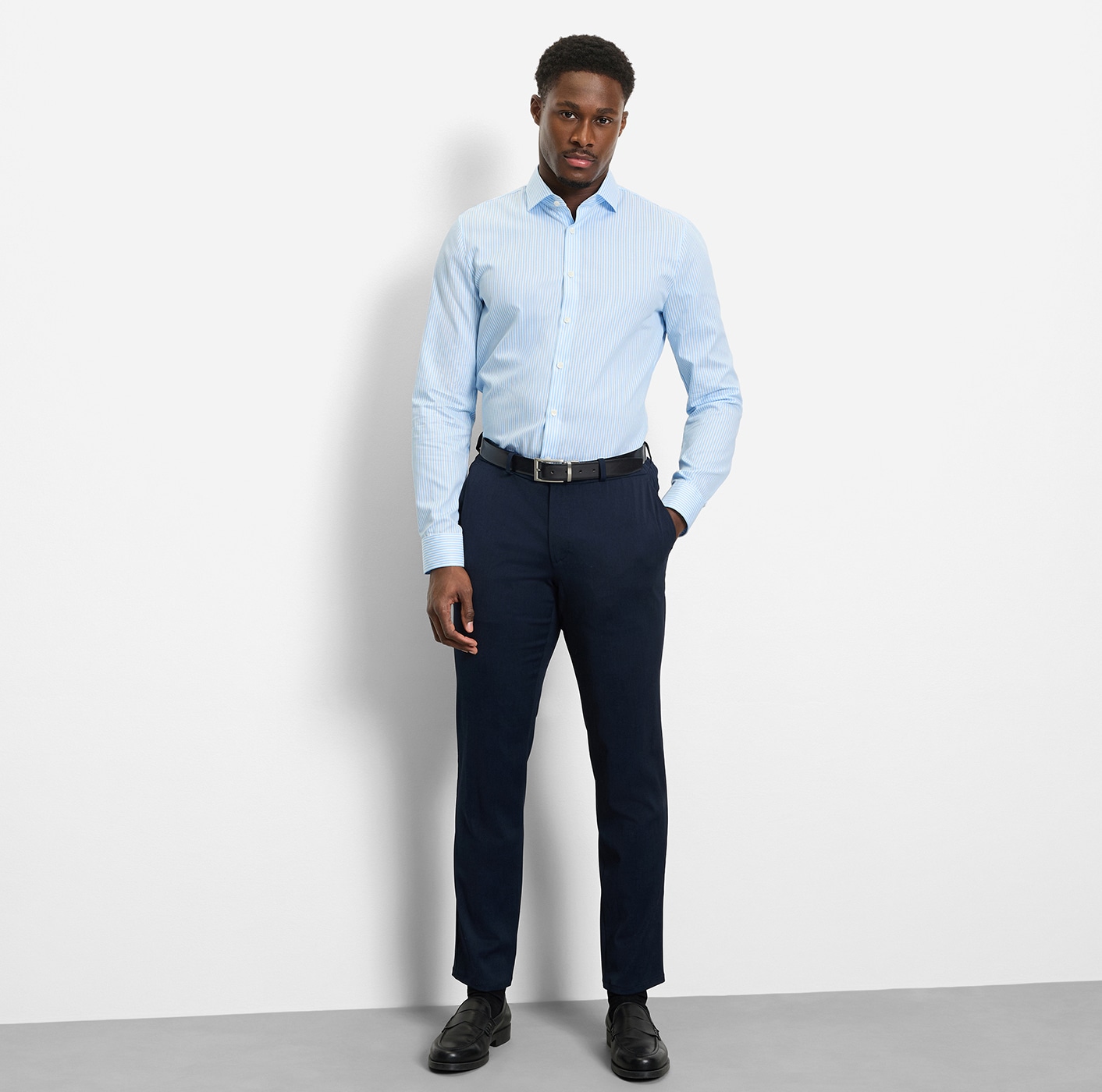 OLYMP Chemise à manches longues »No 6 six« rayé, chemise business, super slim fit, col Royal Kent