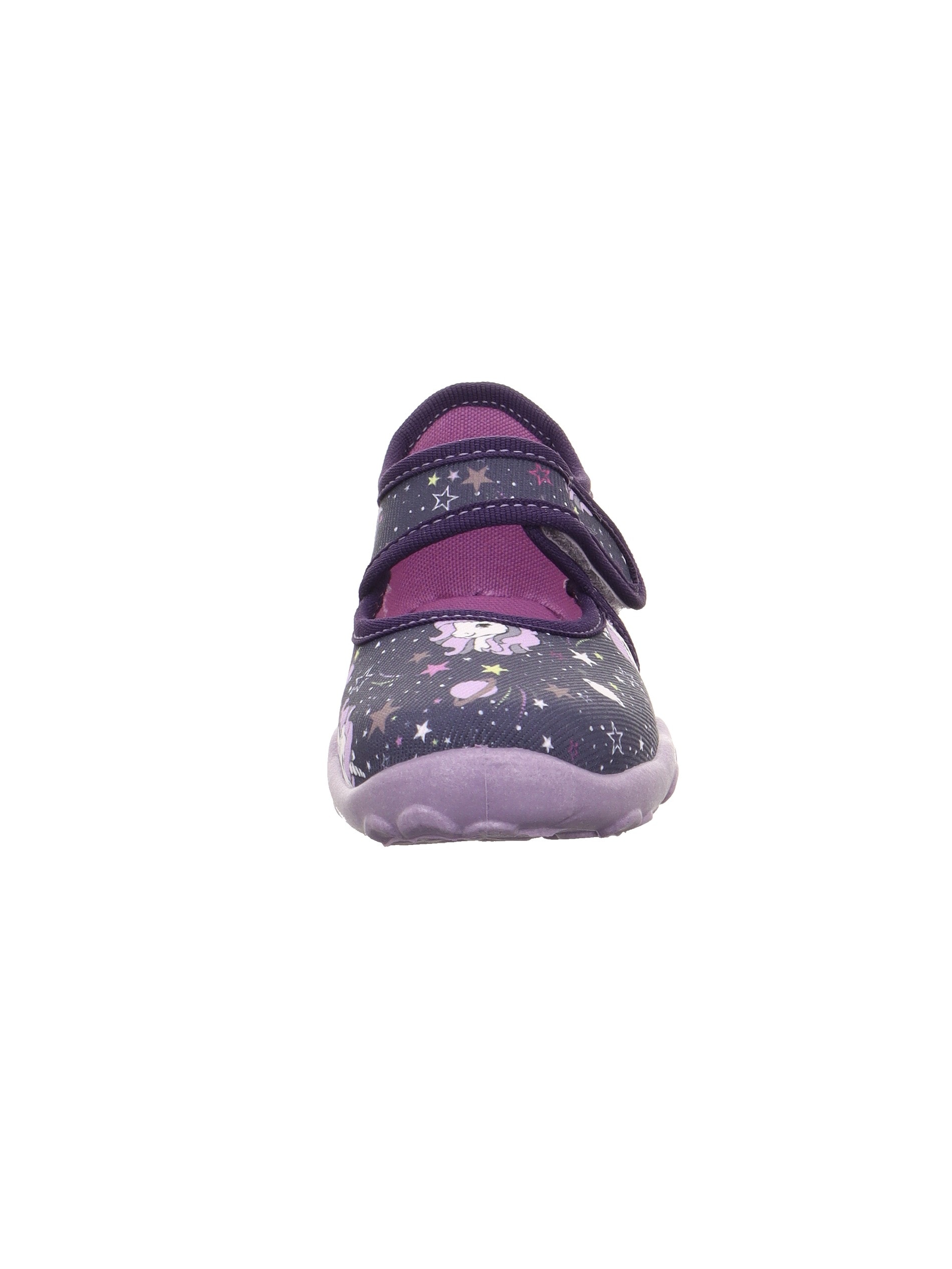 Superfit Chausson »BONNY, WMS: mittel«  Chaussure de jardin d'enfants avec motif licorne, gabarit de taille à télécharger