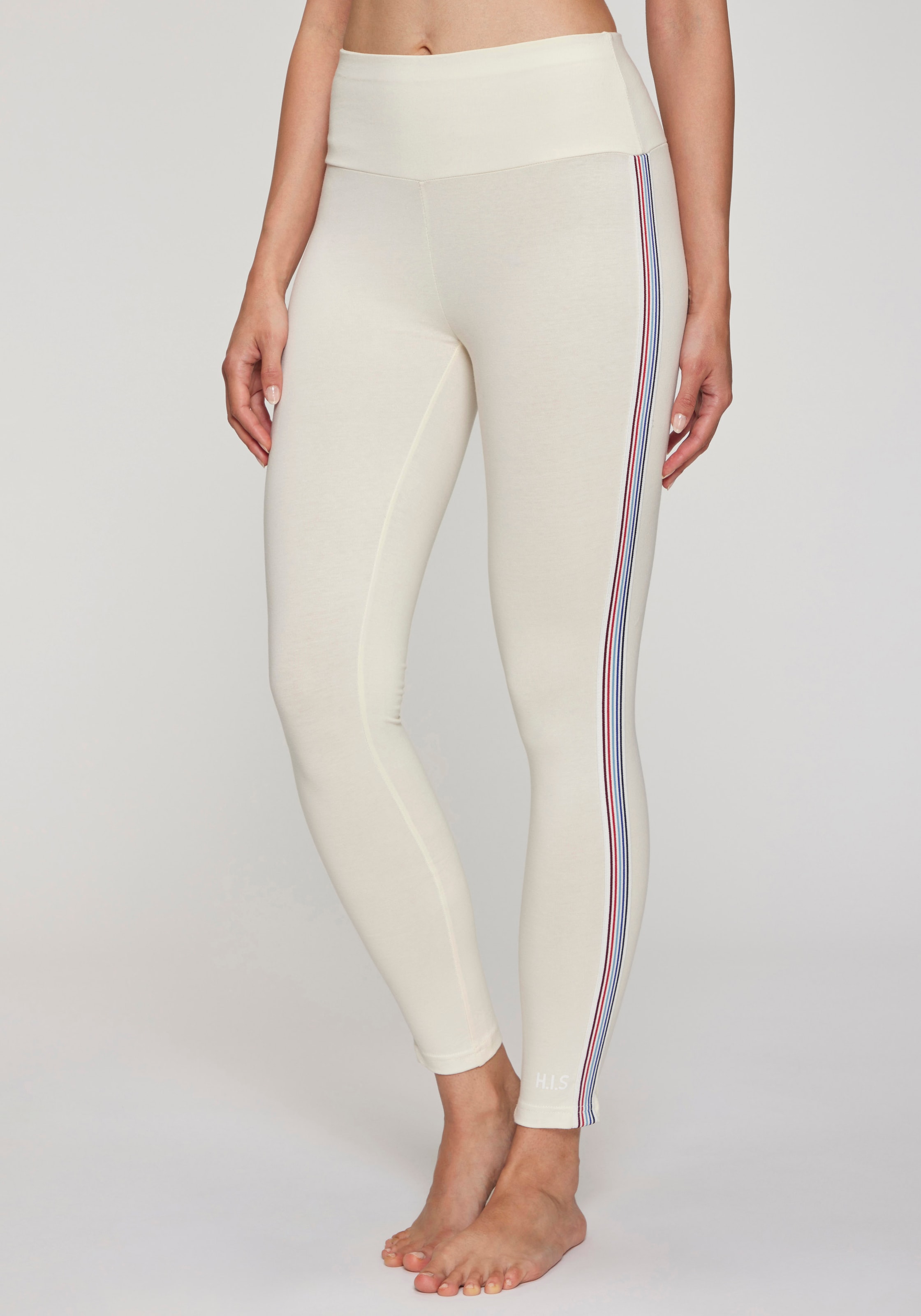 H.I.S Leggings  avec bande rayée