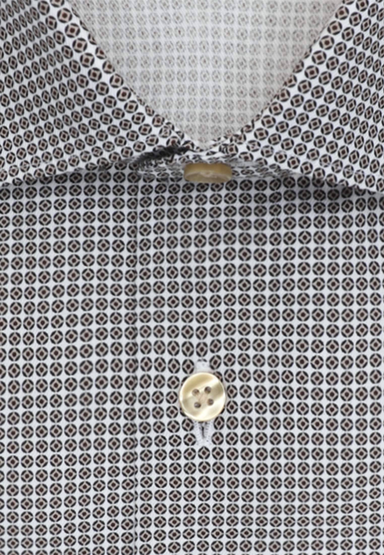 seidensticker Chemise d'affaires »Schwarze Rose« X-Slim 1/1 Kentkragen Druck