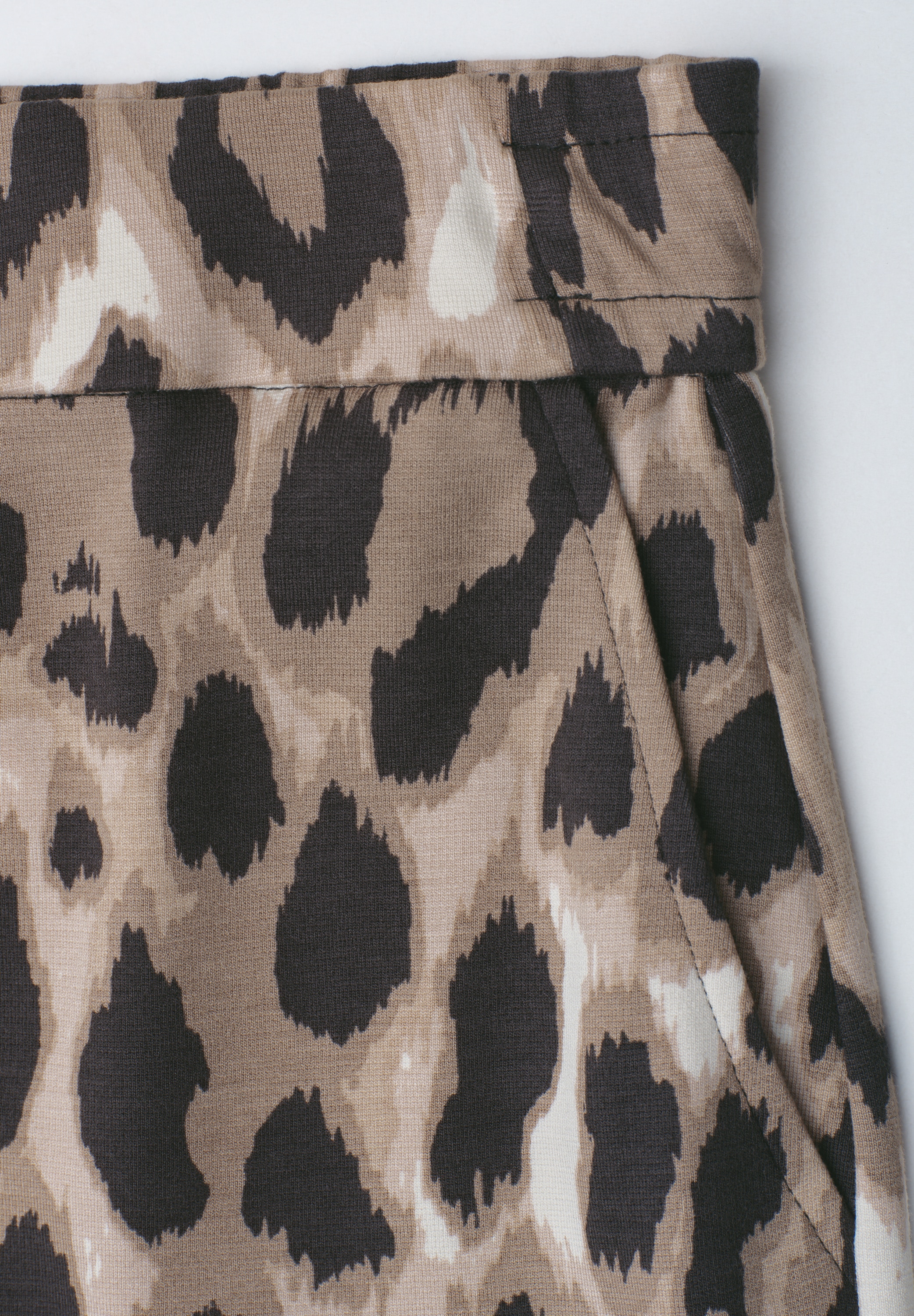 STREET ONE Minirock »Style Happy Paperbag« Sommerrock im Leo-Look