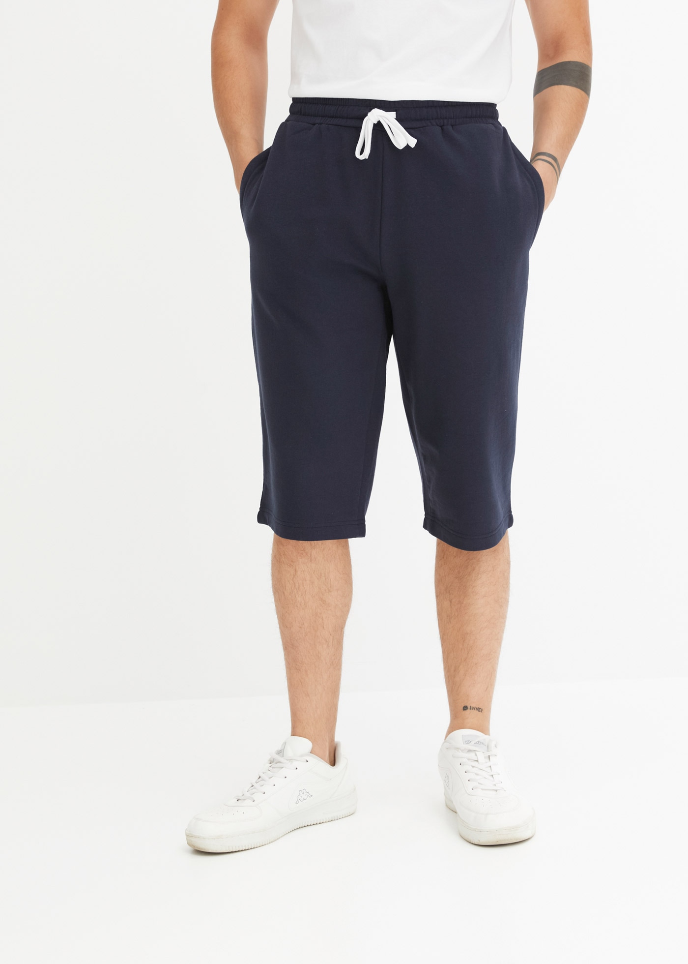 bonprix Sweatbermudas  aus Baumwolle und Polyester, regular fit, casual Stil