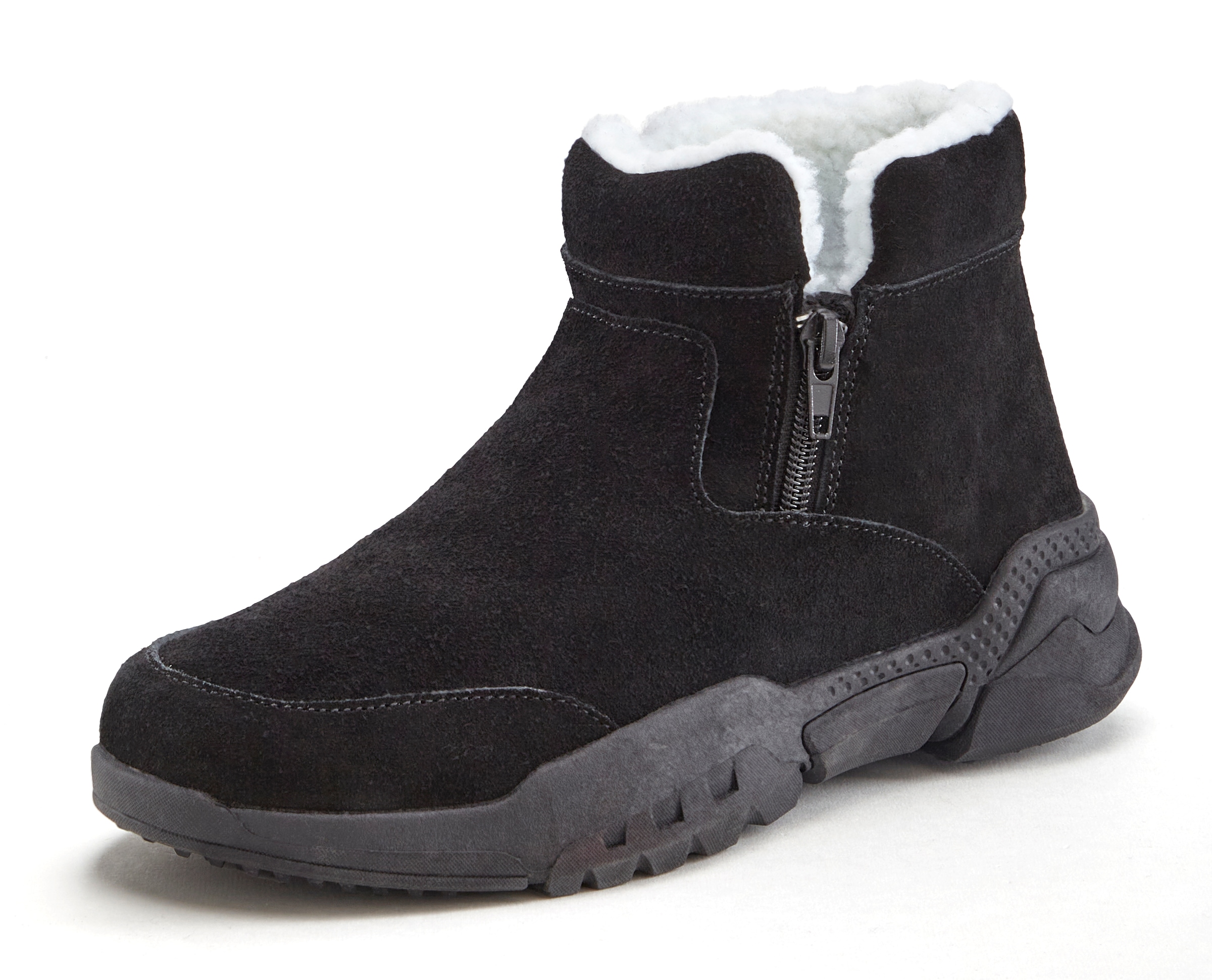 Vivance Bottines  aus Veloursleder und mit Warmfutter, Winterstiefel, Stiefel, Boots