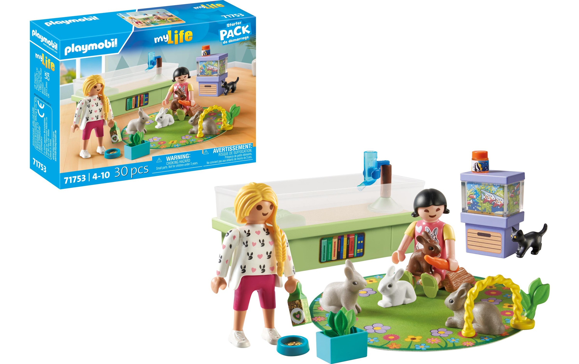 Playmobil® Briques de jeu »My Life Familie mit Hasen 71753«